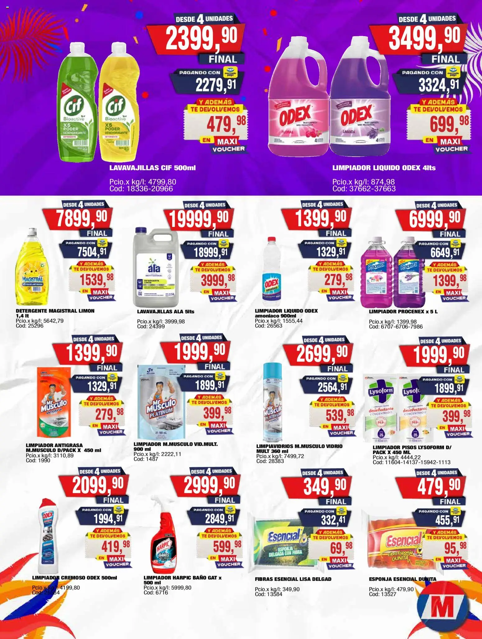 Maxiconsumo ofertas │ válido desde el 23.02.2026 | Página: 25 | Productos: Antigrasa, Desinfectante, Baño, Limón
