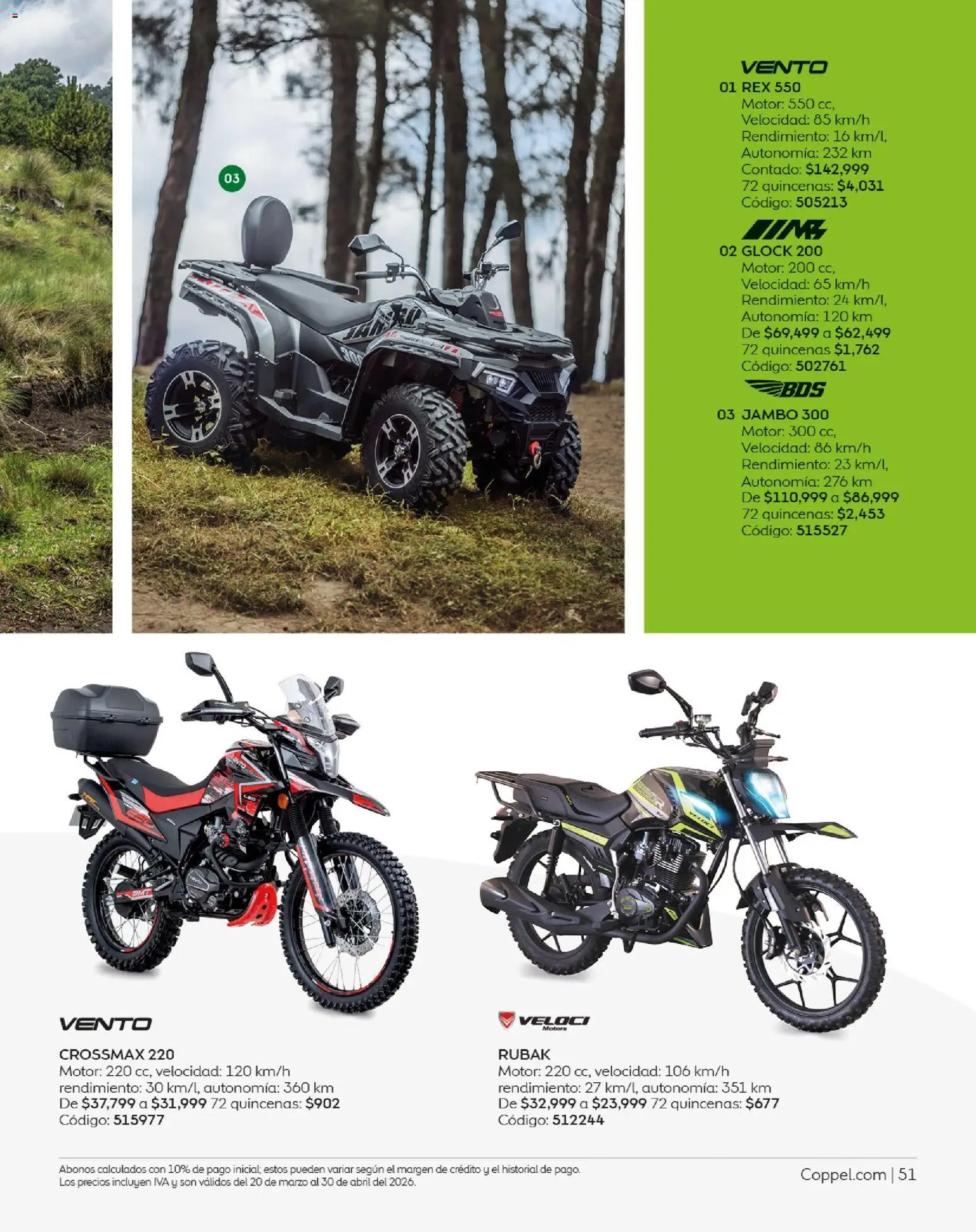 Nuevas ofertas de Coppel válidas en toda la República Mexicana desde el 01.03.2026. ¡Encuentra las mejores ofertas en Coppel catálogo Vacaciones Semana Santa! | Página: 51