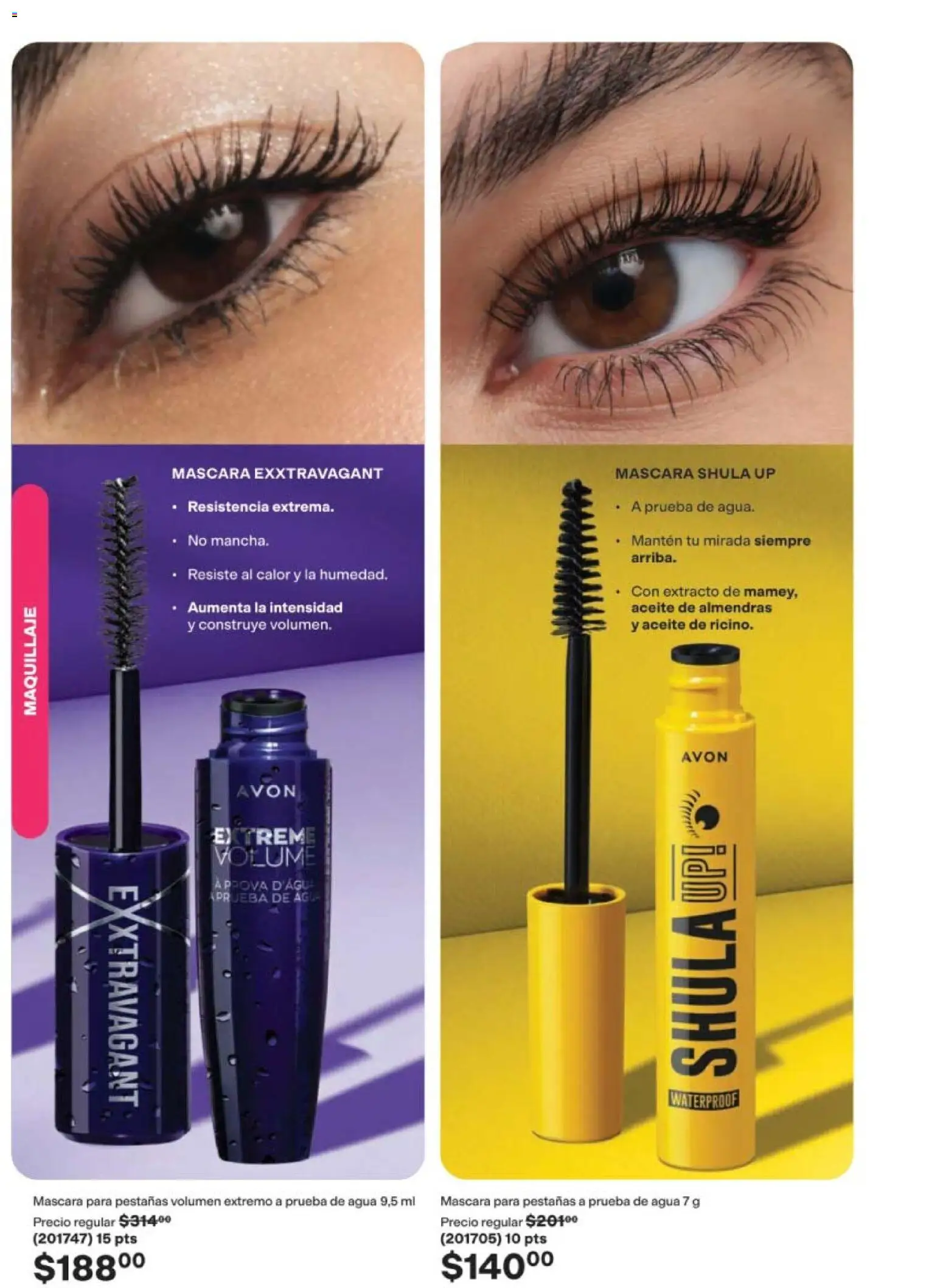 Nuevas ofertas de AVON válidas en toda la República Mexicana desde el 24.04.2026. ¡Encuentra las mejores ofertas en AVON campaña 7 2026! | Página: 38 | Productos: Almendras, Agua, Aceite, Maquillaje