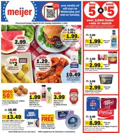 Preview of Meijer weekly ads valid from 24.08.2025