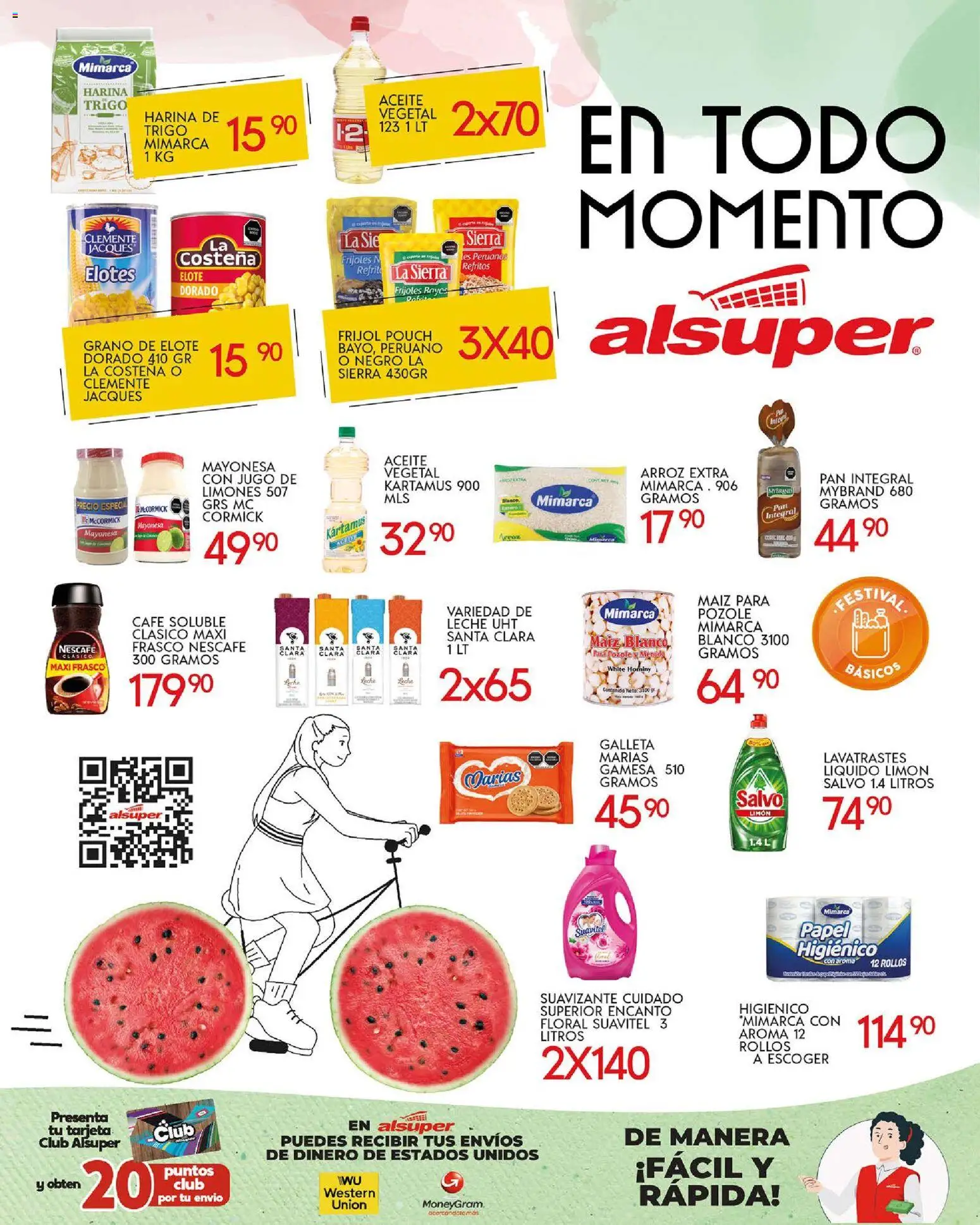 Nuevas ofertas de Alsuper válidas en toda la República Mexicana desde el 04.11.2025. ¡Encuentra las mejores ofertas en Alsuper folleto Saltillo! | Página: 8 | Productos: Mayonesa, Limón, Aceite, Pan