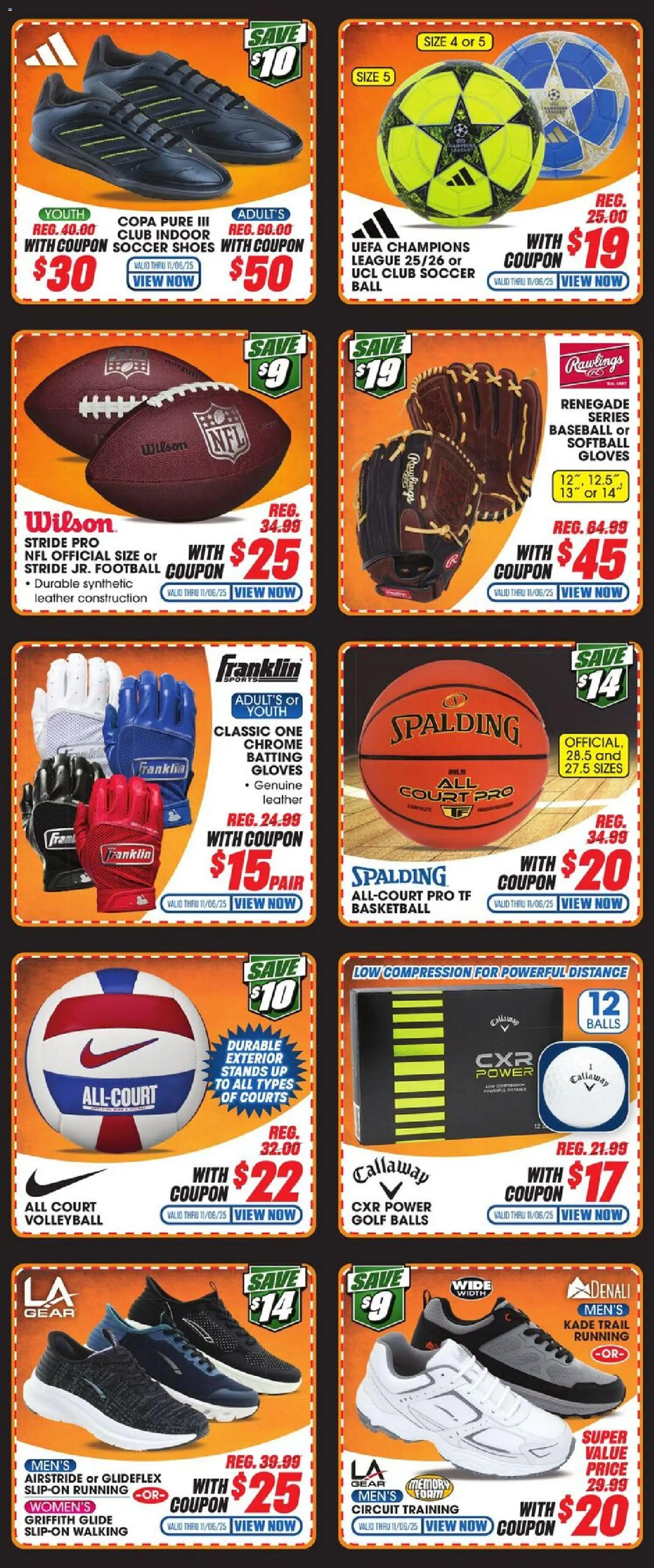 Big 5 Sporting Goods Weekly Ad - valid from 31.10.2025 | Page: 2 | Products: Gloves