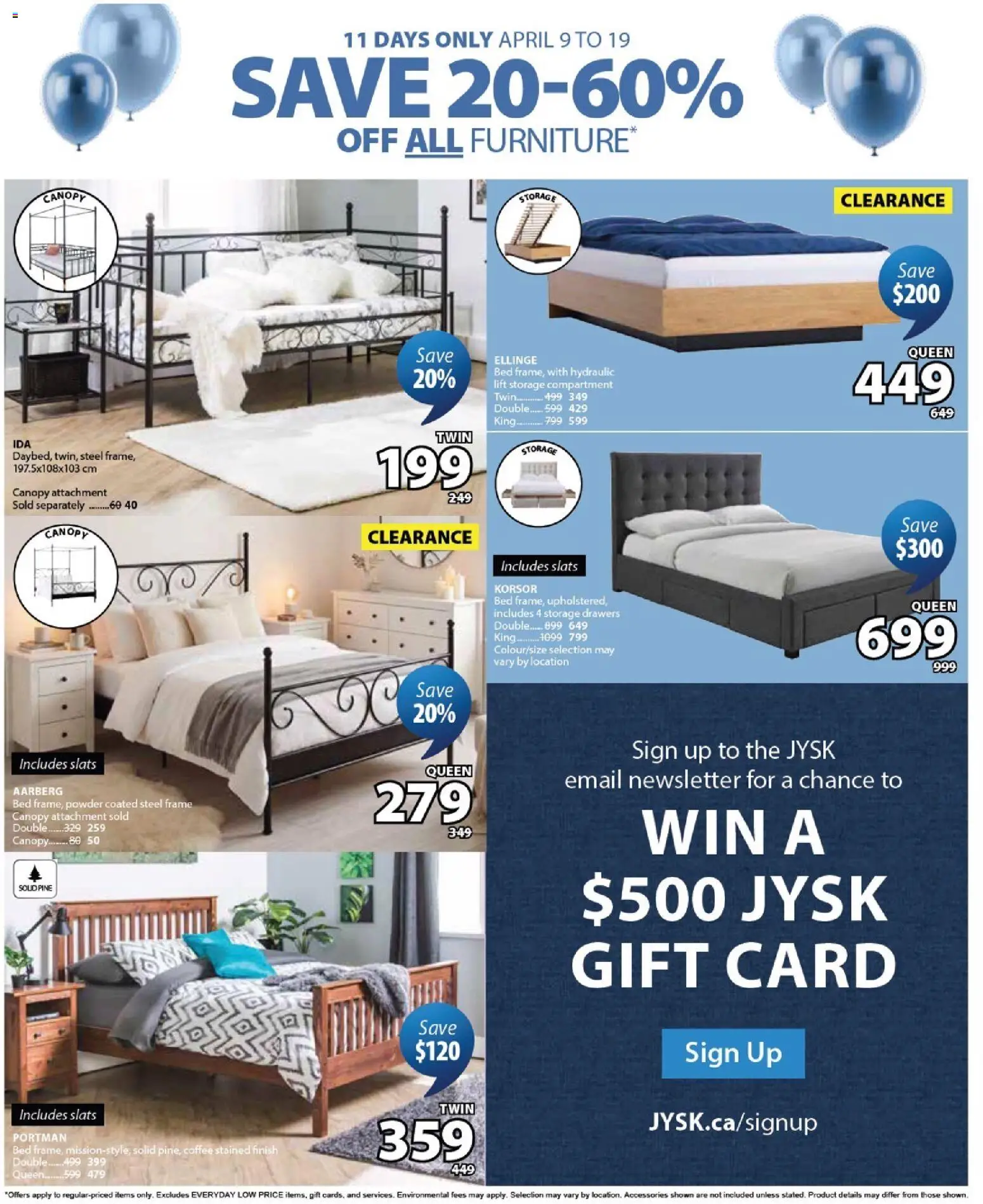 JYSK flyer valid from 09.04.2026 | Page: 28 | Products: Powder, Bed, Coffee