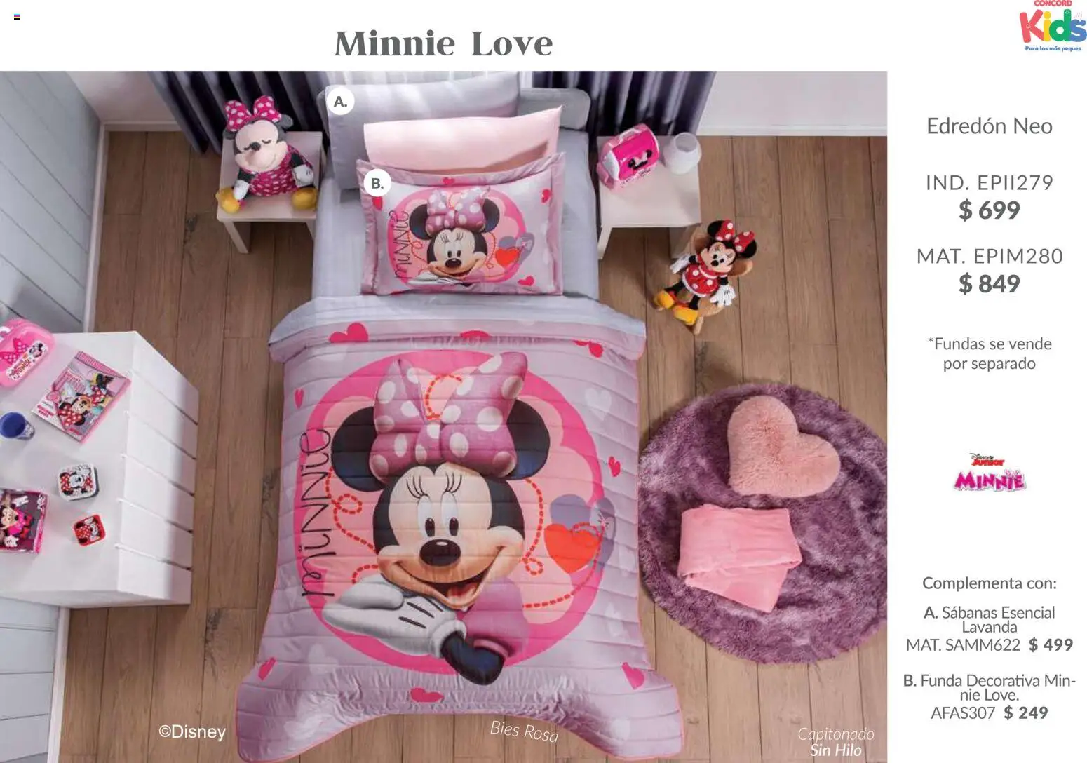 Nuevas ofertas de Colchas Concord válidas en toda la República Mexicana desde el 01.02.2026. ¡Encuentra las mejores ofertas en Colchas Concord catálogo Kids! | Página: 32 | Productos: Funda, Sabanas