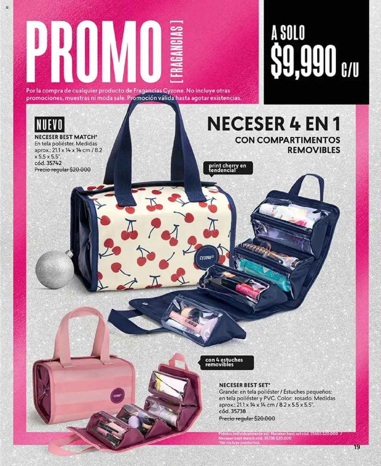 Catálogo CyZone Campaña 17 │ válido desde el 14.10.2025 | Página: 19 | Productos: Neceser