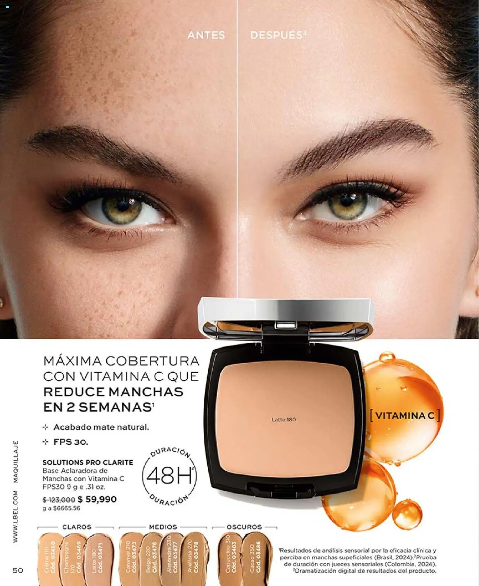 L'Bel revista - valida desde el 13.03.2026 | Página: 50 | Productos: Maquillaje