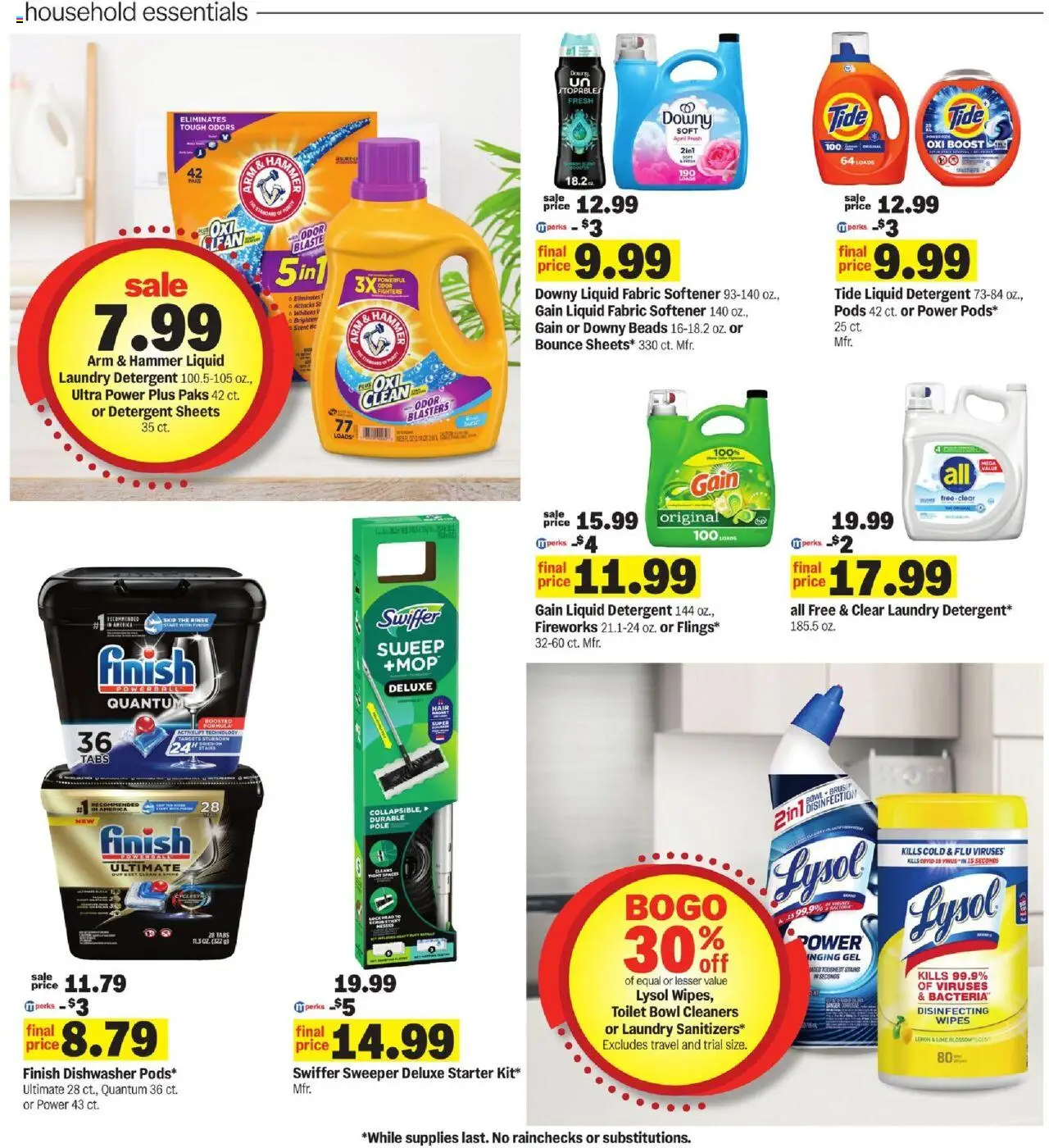 Meijer Weekly Ad - valid from 10.09.2025 | Page: 30 | Products: Fabric softener, Detergent, Lime, Dishwasher