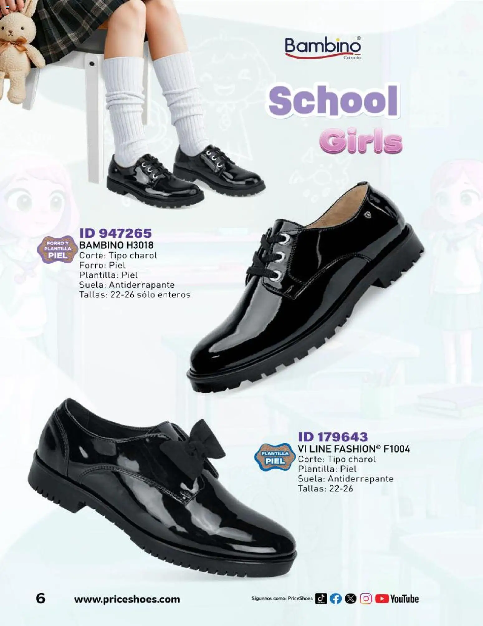 Nuevas ofertas de Price Shoes válidas en toda la República Mexicana desde el 01.09.2025. ¡Encuentra las mejores ofertas en Price Shoes catálogo Escolar! | Página: 6