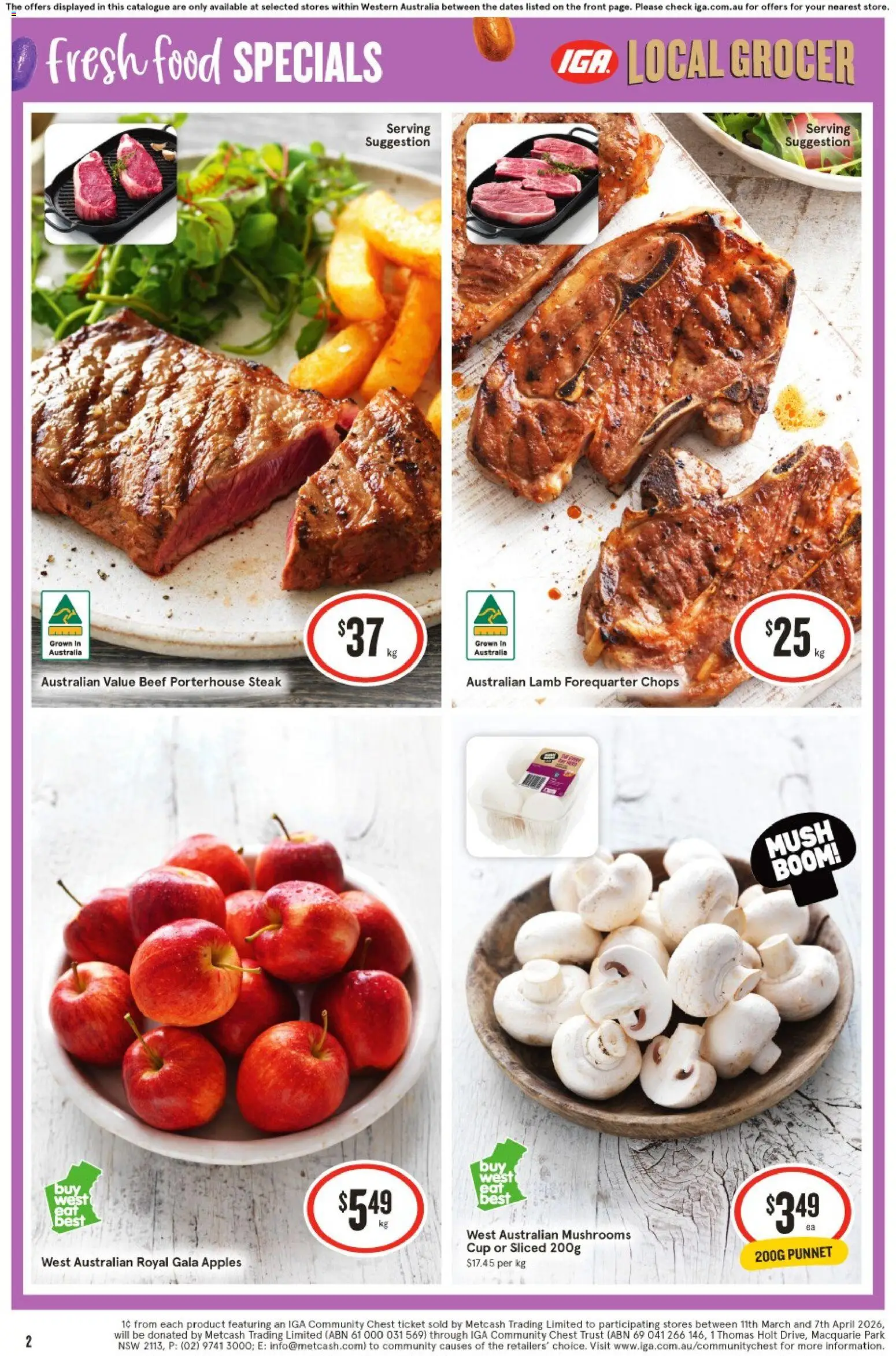 IGA catalogue - valid from 18.03.2026 | Page: 2 | Products: Shampoo, Conditioner, Beef