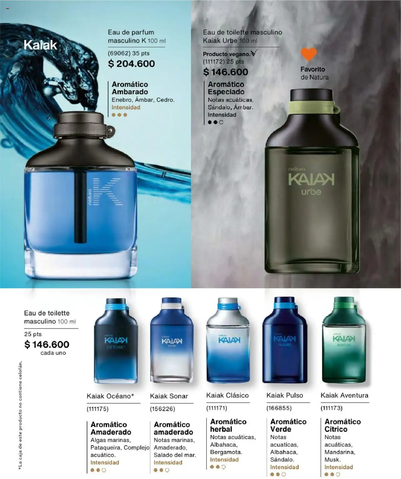 Natura revista - valida desde el 23.07.2025 | Página: 63 | Productos: Caja, Eau de toilette