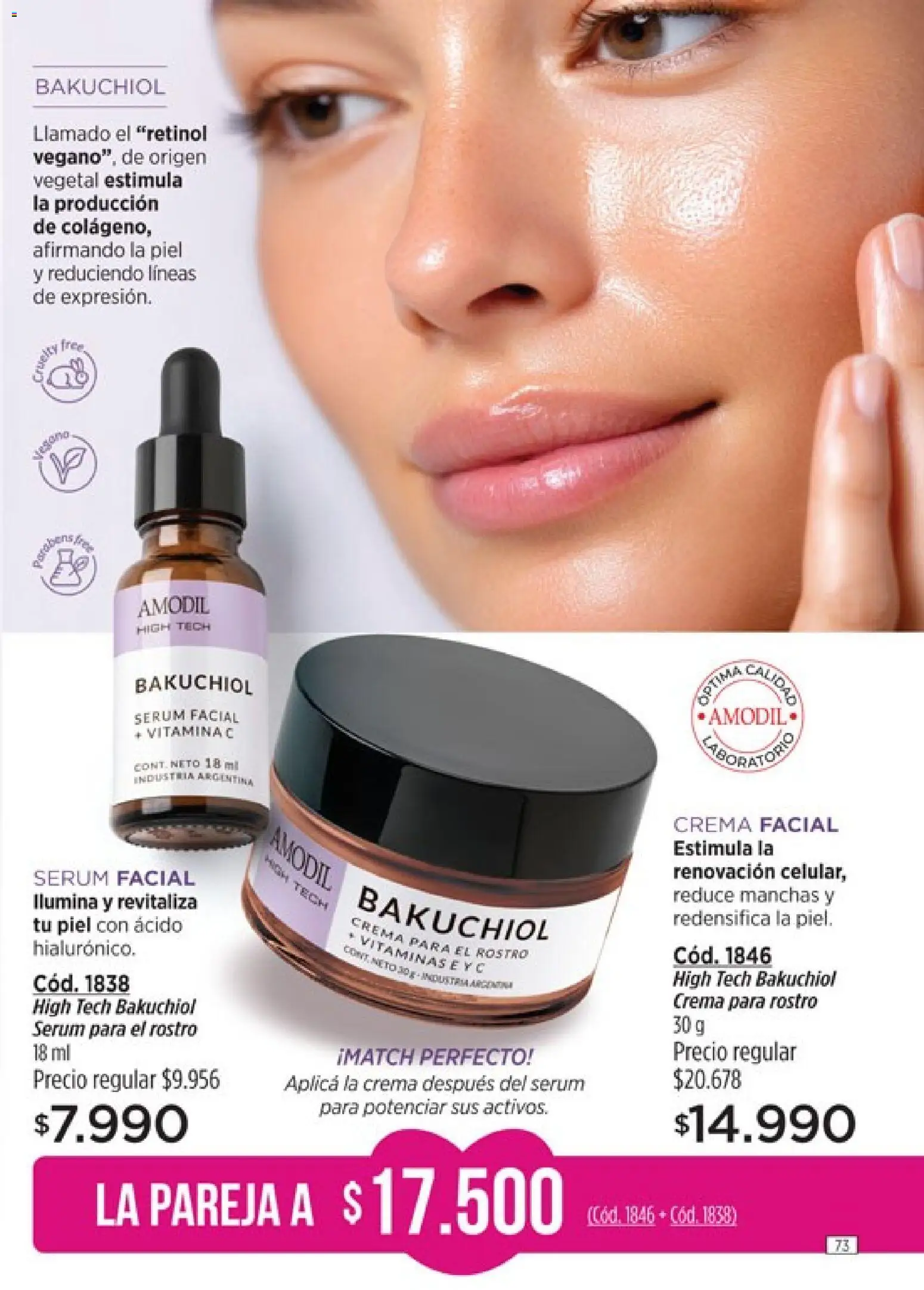 Catálogo Amodil Campaña 2 │ válido desde el 01.02.2026 | Página: 73 | Productos: Vitaminas, Serum, Crema