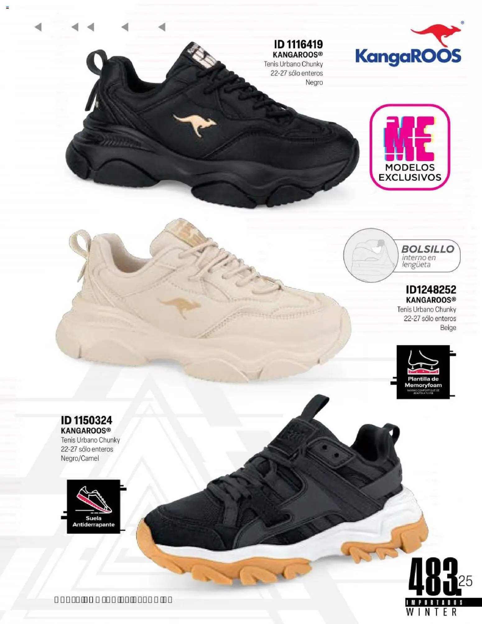 Nuevas ofertas de Price Shoes válidas en toda la República Mexicana desde el 11.11.2025. ¡Encuentra las mejores ofertas en Price Shoes catálogo Importados Winter 2025  ! | Página: 483 | Productos: Tenis