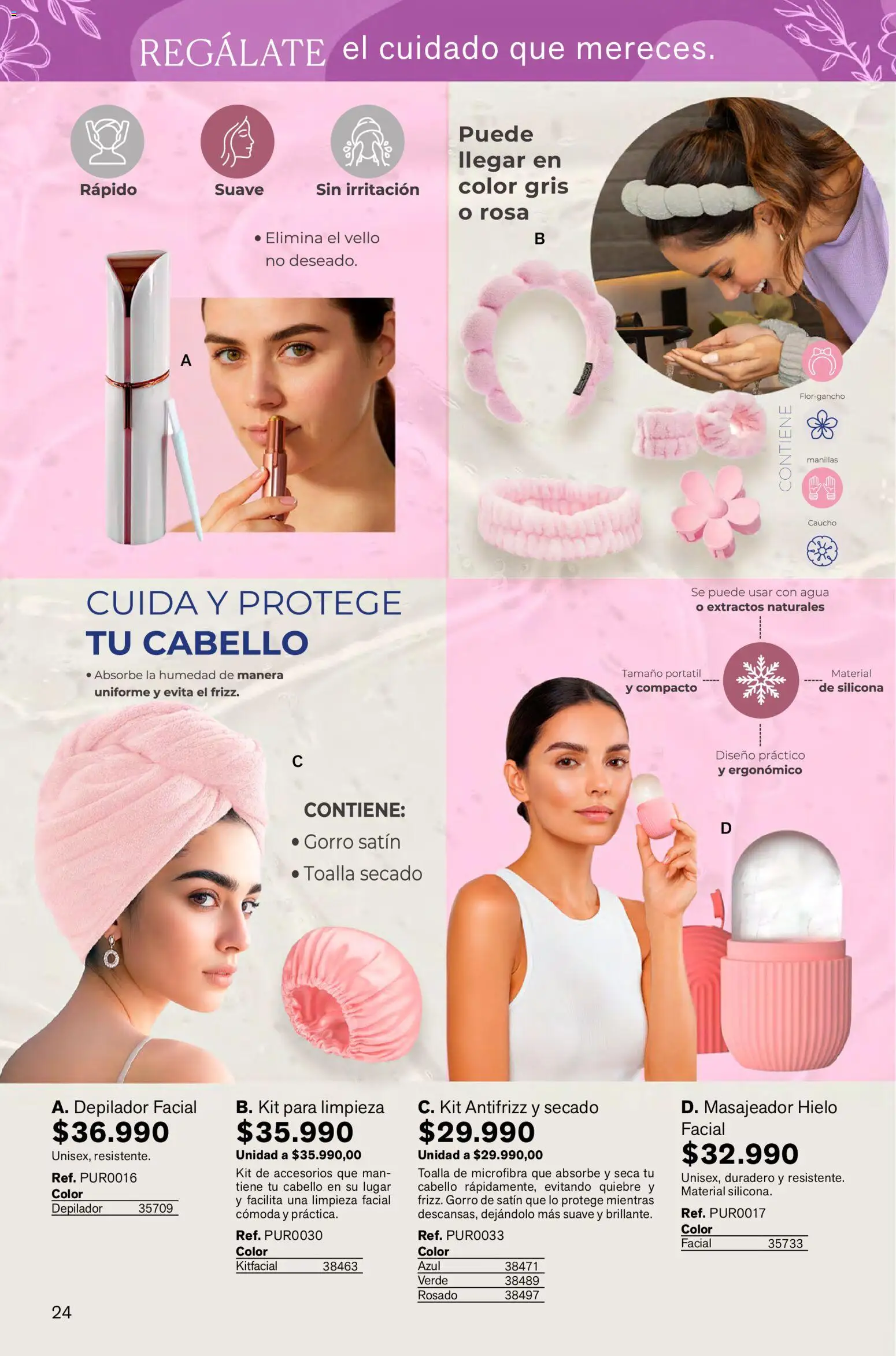 Leonisa revista - valida desde el 05.02.2026 | Página: 24 | Productos: Agua, Depilador, Toalla, Cómoda