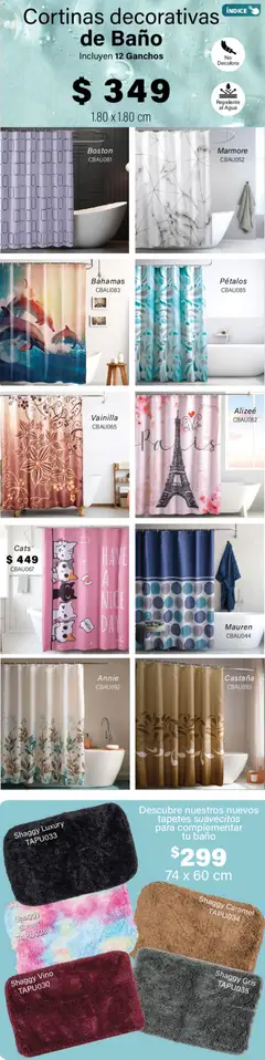 Vista previa de Colchas Concord Buen Fin, nuevo folleto de la tienda, válido en México a partir del 01.11.2025 | Página: 258 | Productos: Agua, Vino, Cortinas, Baño