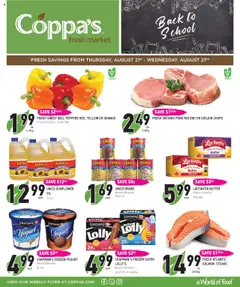 Preview of Coppas Fresh Market weekly flyer / circulaire from shop Coppas Fresh Market valid from 21.08.2025