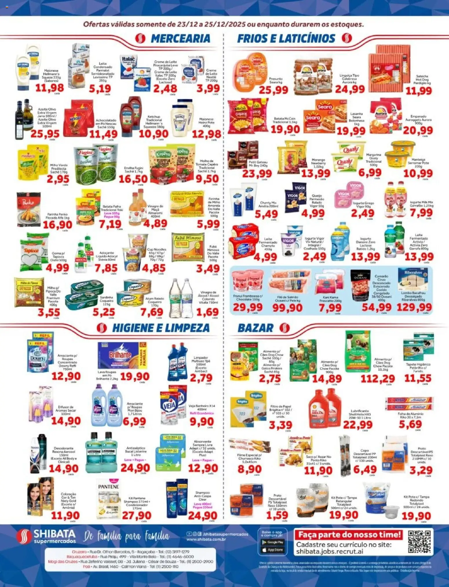 Shibata Folheto - válido de 23.12.2025 | Página: 2 | Produtos: Chocolate, Jarra, Sardinha, Margarina