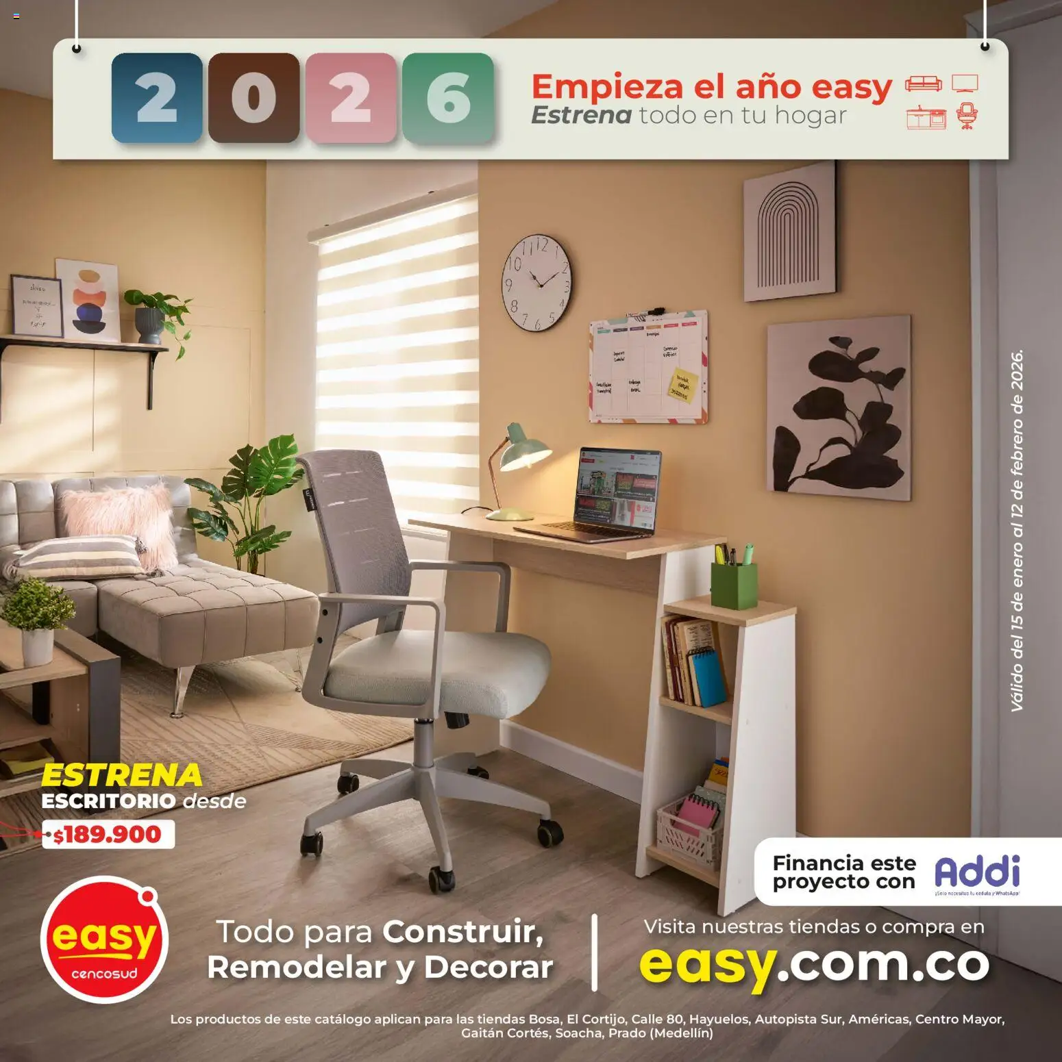 Easy revista - valida desde el 15.01.2026 | Página: 1 | Productos: Escritorio
