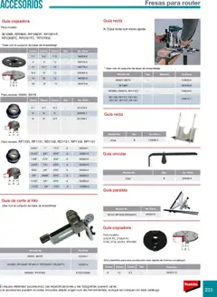 Vista previa de Makita catálogo Accesorios, nuevo folleto de la tienda, válido en México a partir del 08.07.2024 | Página: 233 | Productos: Fresas, Conjunto