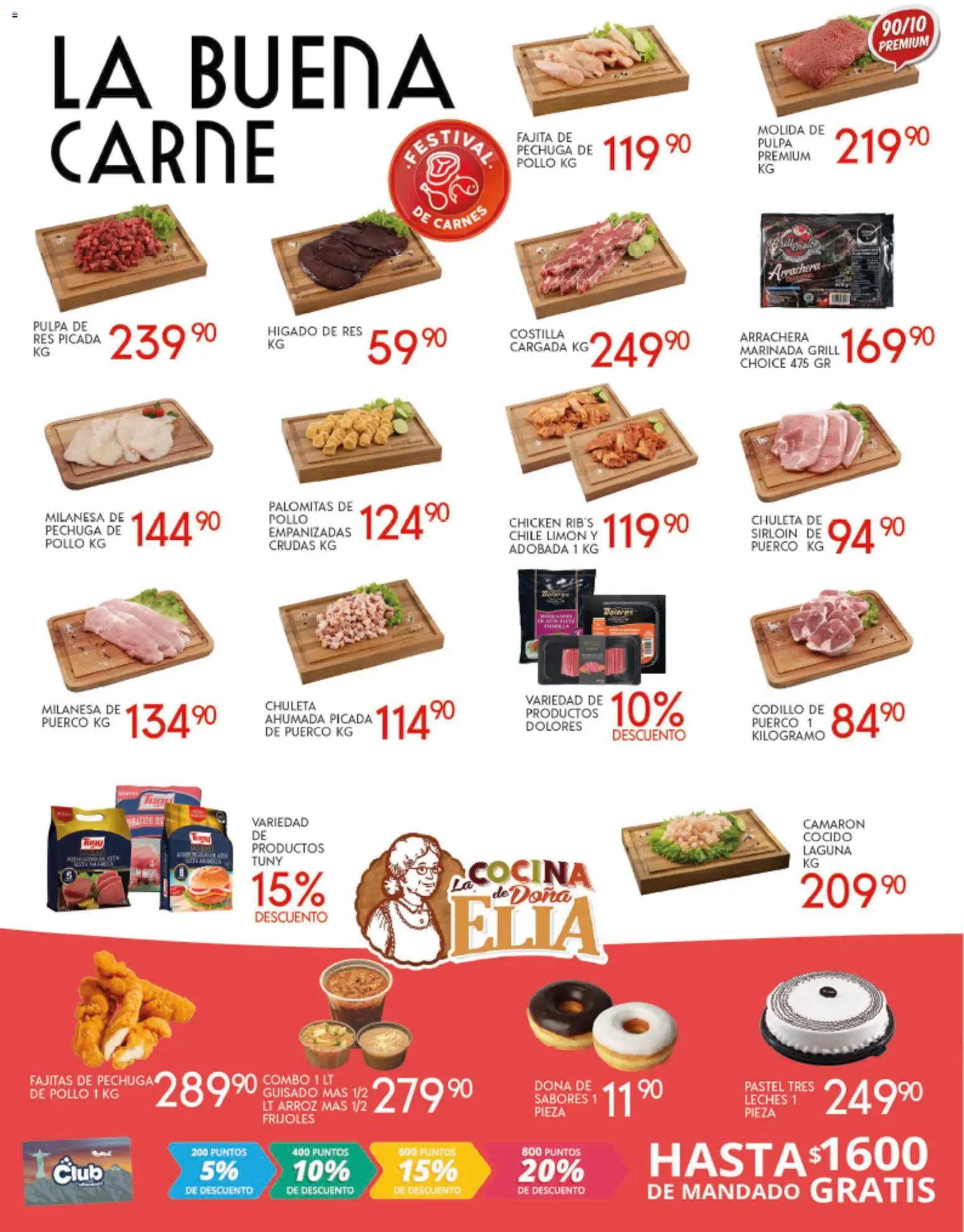 Nuevas ofertas de Alsuper válidas en toda la República Mexicana desde el 18.11.2025. ¡Encuentra las mejores ofertas en Alsuper folleto Laguna! | Página: 2 | Productos: Pollo, Milanesa, Res, Cocina