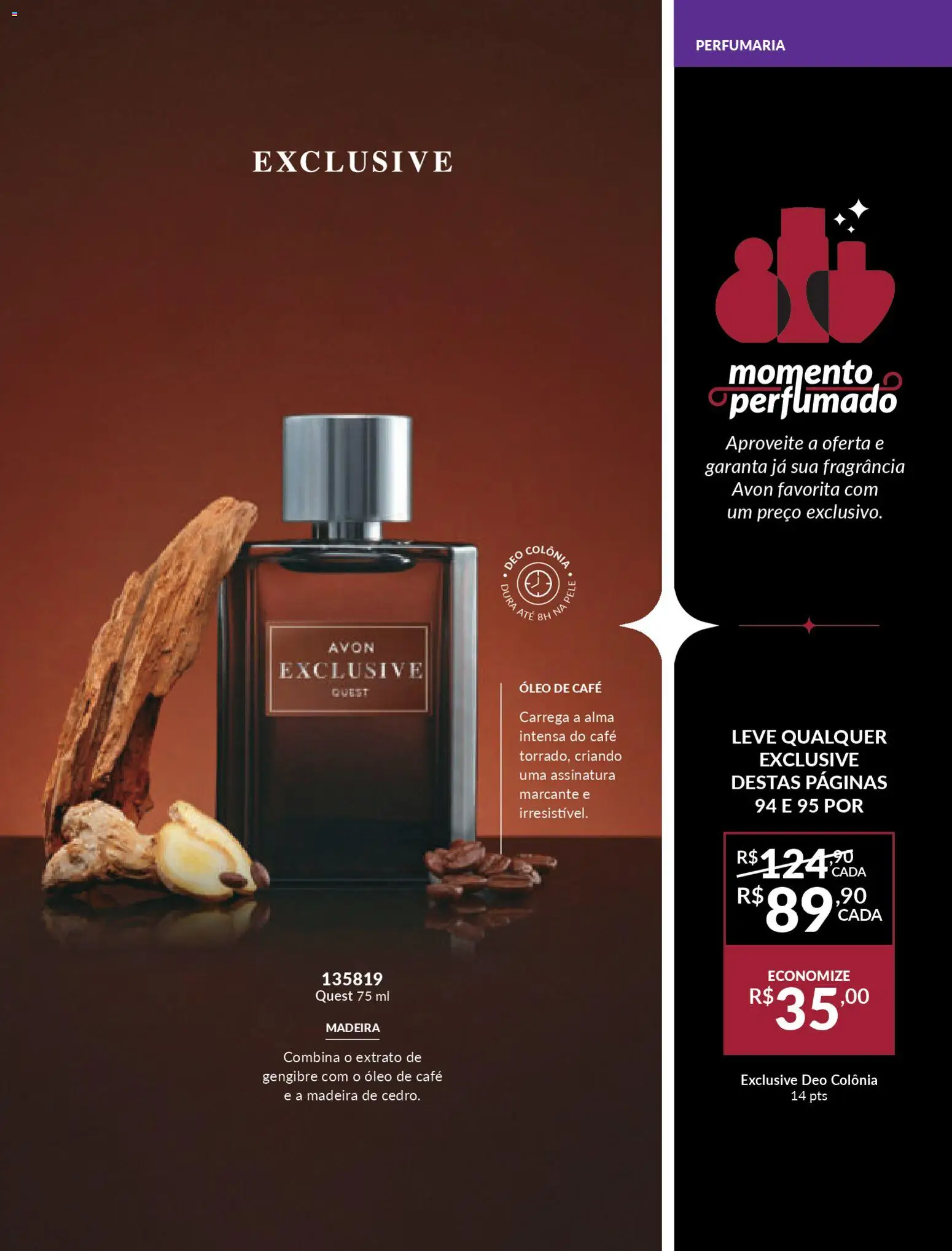 Avon Folheto - válido de 19.12.2025 | Página: 95 | Produtos: Gengibre, Fragrância, Óleo, Café