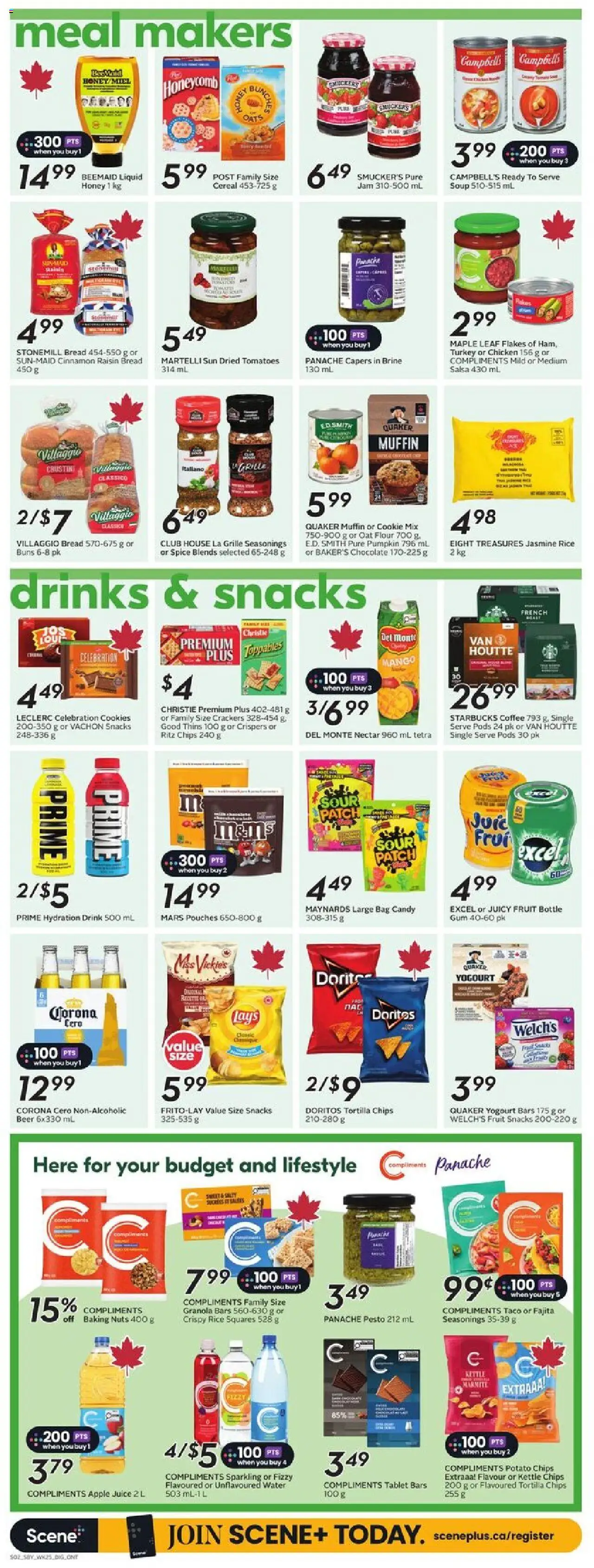 Sobeys flyer valid from 16.10.2025 | Page: 10 | Products: Tablet, Kettle, Pumpkin, Bra