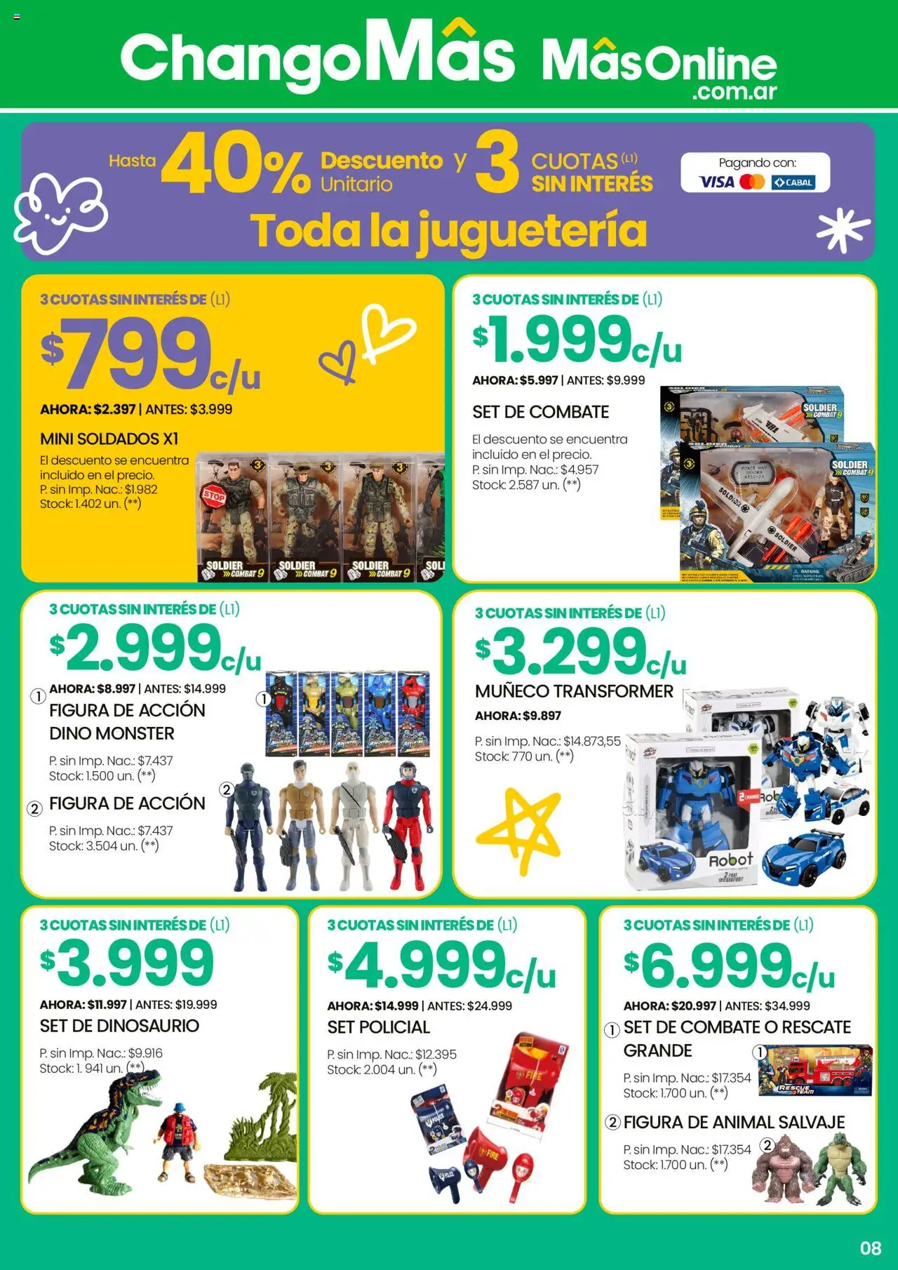 Changomas Día de la Niñez │ válido desde el 01.08.2025 | Página: 9 | Productos: Robot