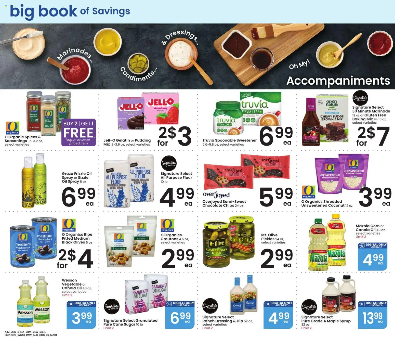 Albertsons Big Book of Savings - valid from 31.03.2026 | Page: 6 | Products: Coconut Oil, Chocolate, Chips, Dill
