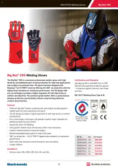Preview of Black Woods Welding Catalogue - valid from 22.07.2024 | Page: 13 | Products: Ergonomic, Gloves