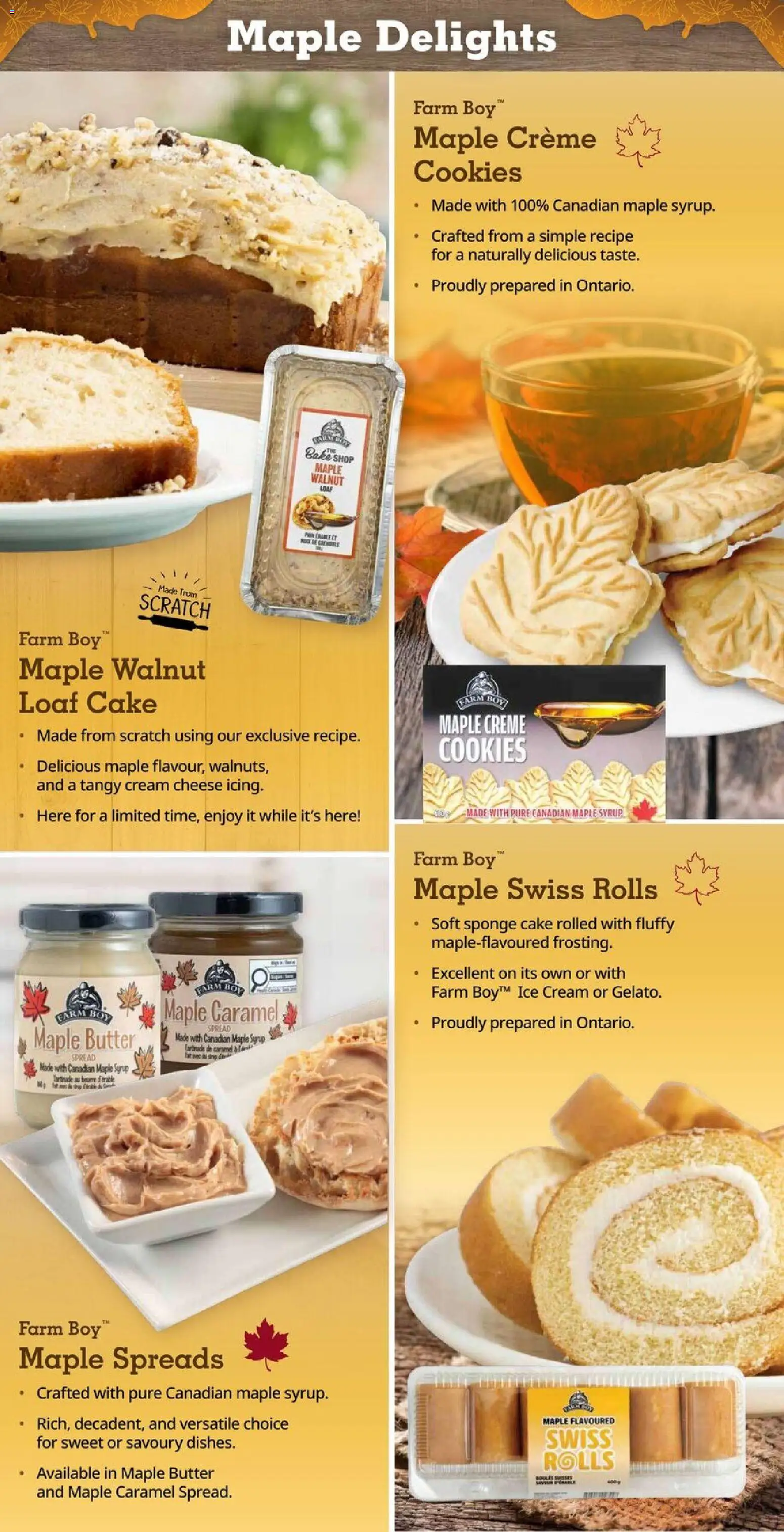 Farm Boy flyer valid from 05.03.2026 | Page: 4 | Products: Cookies, Ice cream, Butter, Cheese