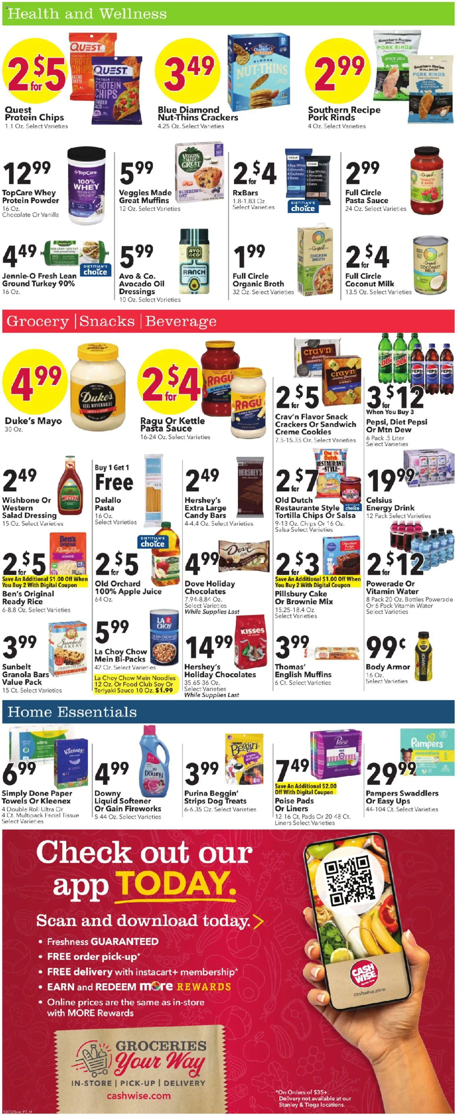 Cash Wise Weekly Ad - valid from 03.12.2025 | Page: 5 | Products: Cheese, Cookies, Mayonnaise, UPS