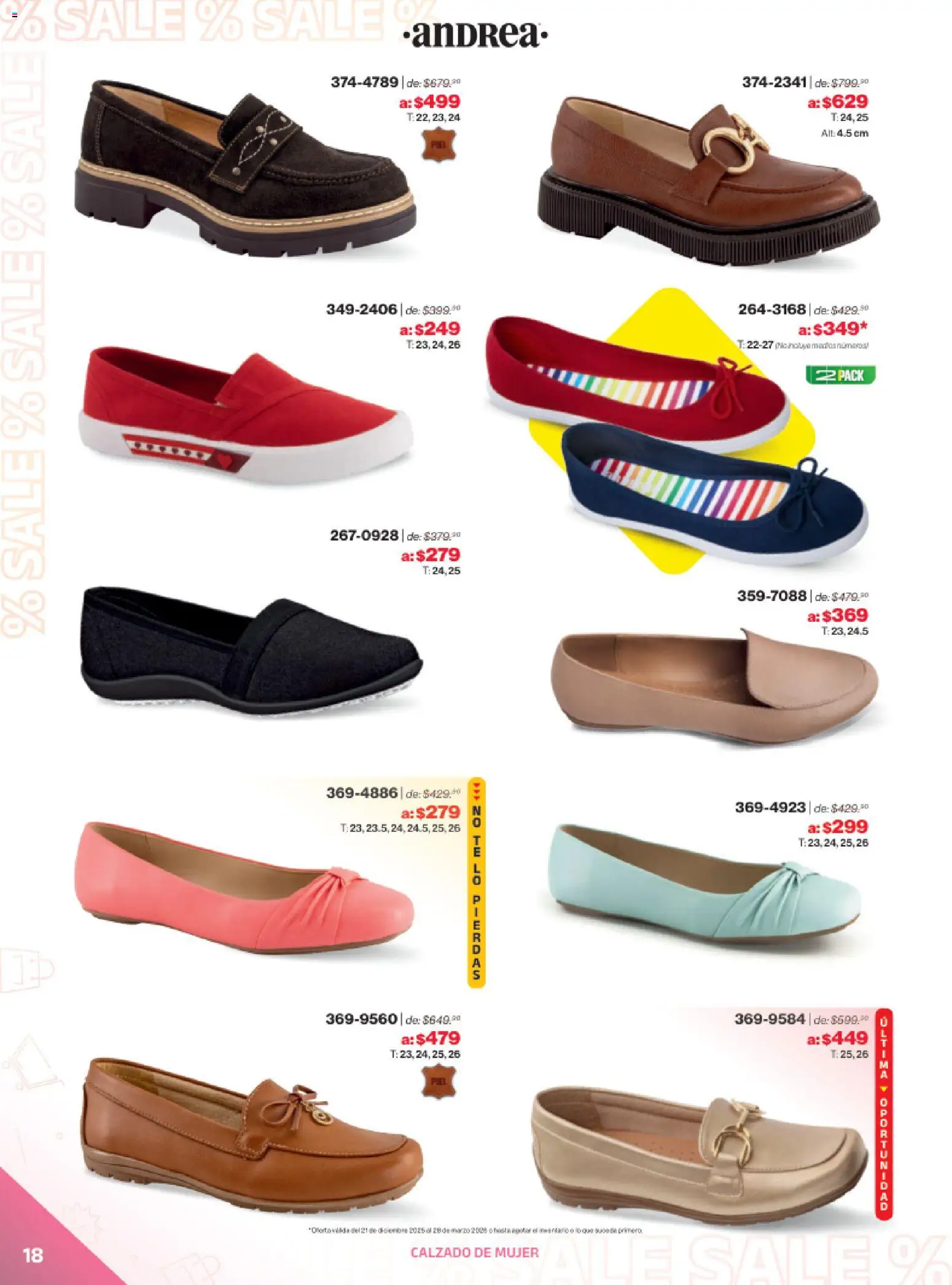 Nuevas ofertas de Andrea válidas en toda la República Mexicana desde el 21.12.2025. ¡Encuentra las mejores ofertas en Andrea catálogo Outlet! | Página: 18