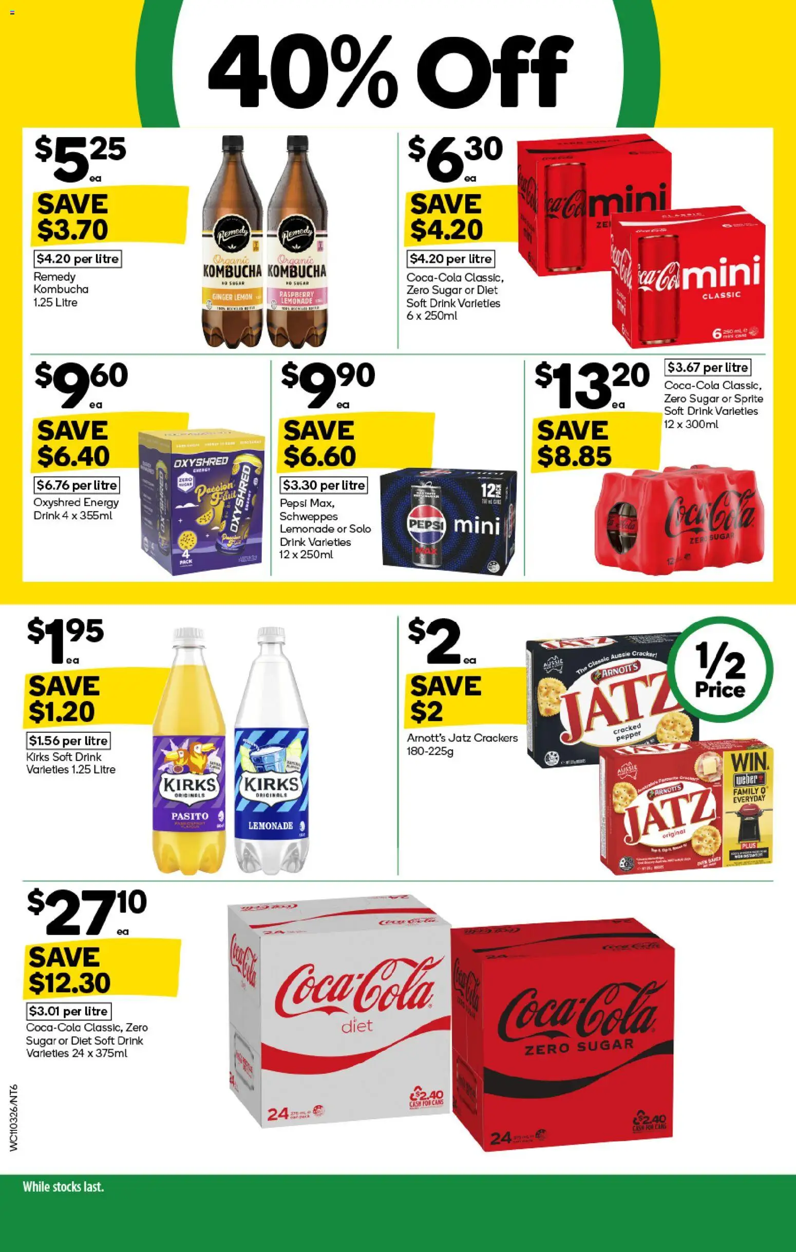 Woolworths catalogue - valid from 11.03.2026 | Page: 6 | Products: Crackers, Ginger, Sugar, Lemon