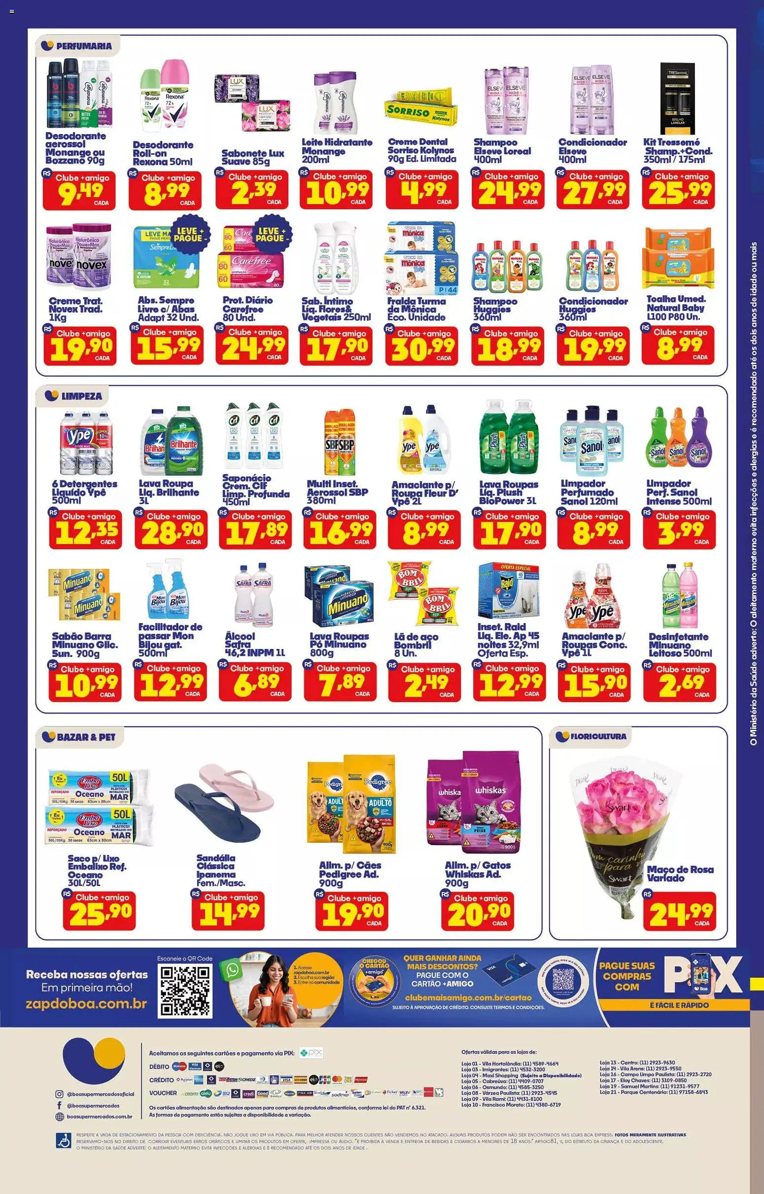 Boa Supermercados Folheto - válido de 14.11.2025 | Página: 4 | Produtos: Shampoo, Pó, Leite, Peixe