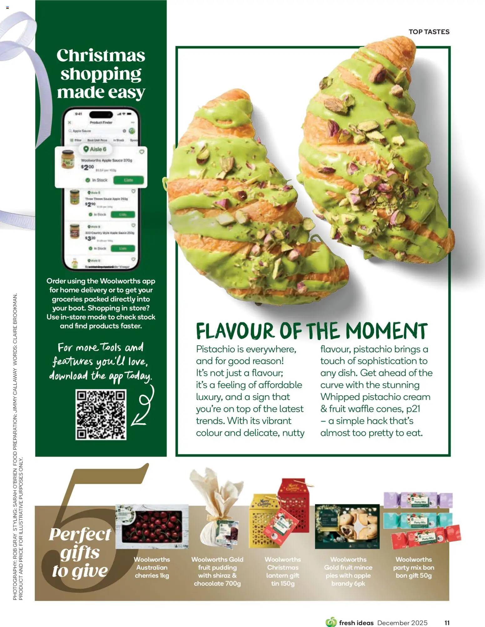 Woolworths catalogue - valid from 01.12.2025 | Page: 11 | Products: Cherries, Chocolate, Pies, Tools