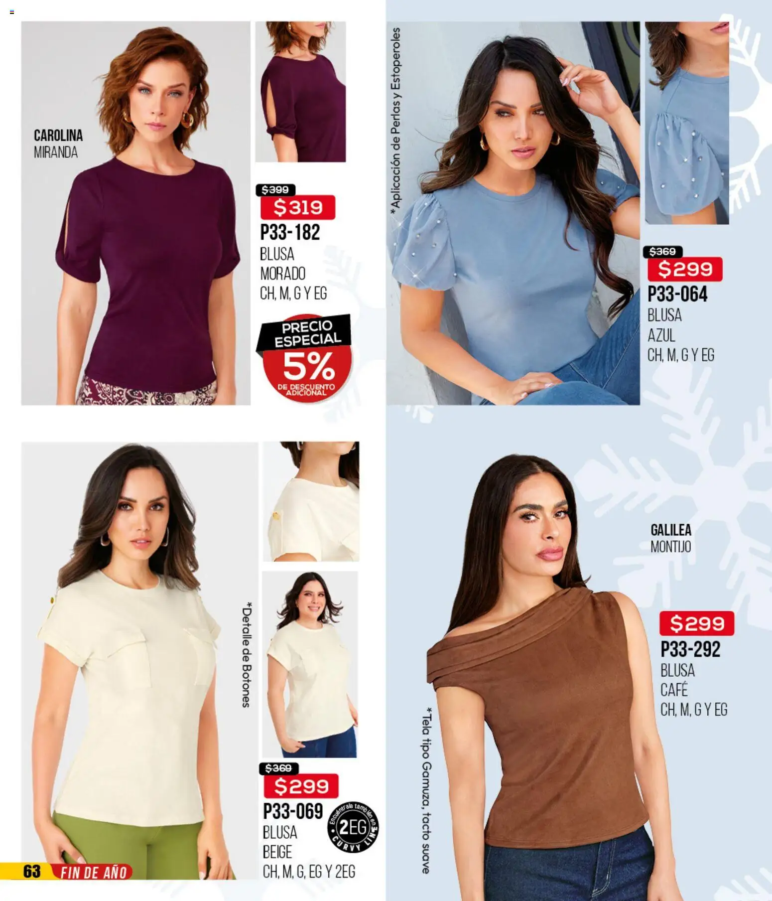 Nuevas ofertas de Cklass válidas en toda la República Mexicana desde el 15.12.2025. ¡Encuentra las mejores ofertas en Cklass catálogo Rebajas fin de año calzado! | Página: 365 | Productos: Blusa, Café