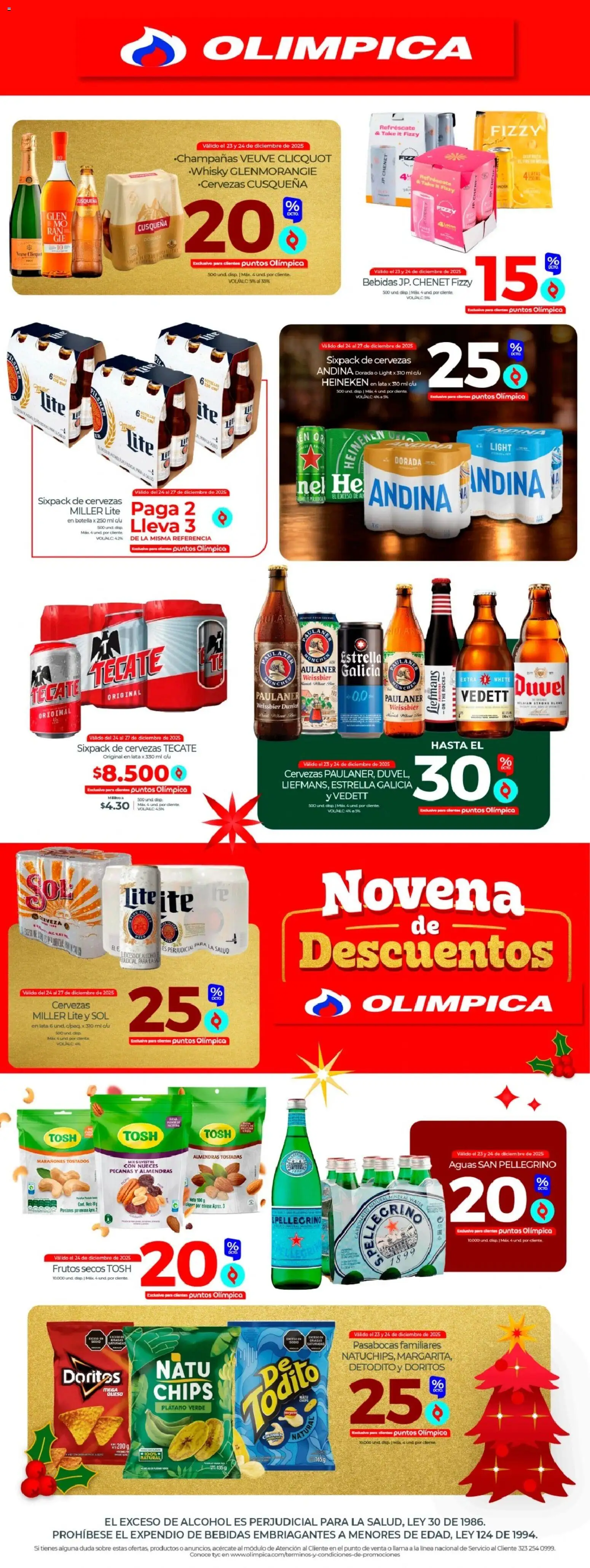 Olímpica revista - valida desde el 23.12.2025 | Página: 2 | Productos: Almendras, Nueces, Sobre, Tintura