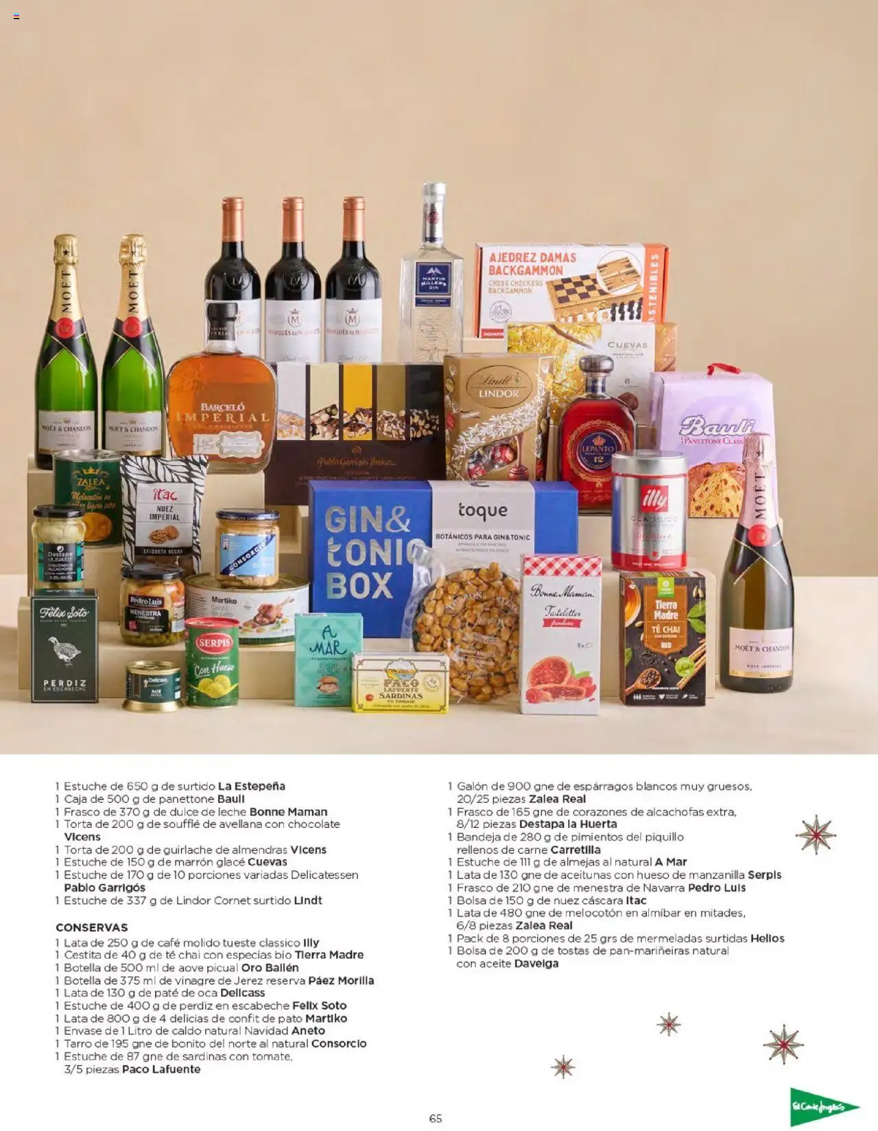 Nuevas ofertas de El Corte Inglés válidas en toda la República Mexicana desde el 03.10.2025. ¡Encuentra las mejores ofertas en El Corte Inglés - Catálogo Cestas Navidad 2025! | Página: 65 | Productos: Vinagre, Frasco, Leche, Chocolate