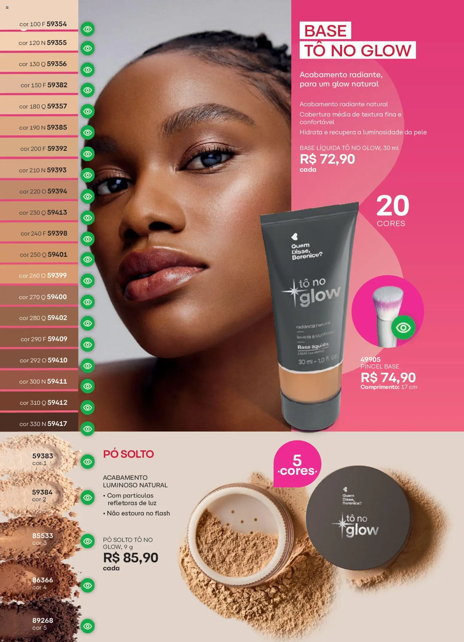 O Boticário Folheto - válido de 02.03.2026 | Página: 133 | Produtos: Pó, Pincel, Base