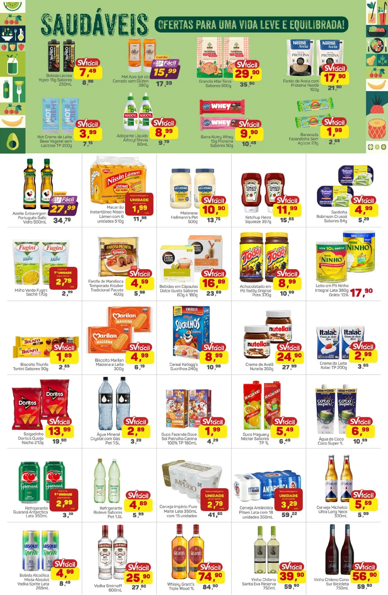 Supermercados São Vicente Folheto - válido de 31.10.2025 | Página: 3 | Produtos: Guaraná, Vinho, Açúcar, Creme de leite