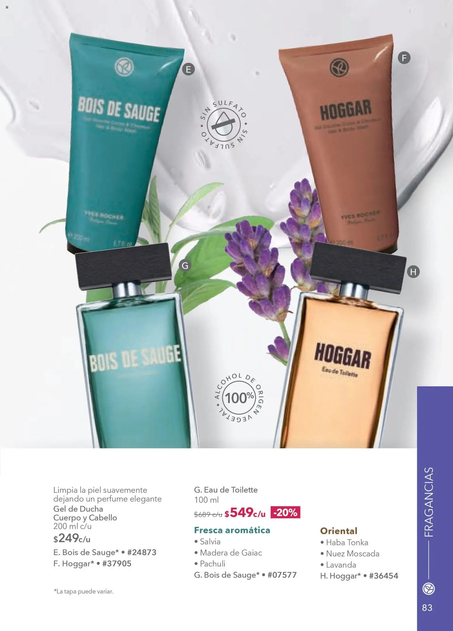 Nuevas ofertas de Yves Rocher válidas en toda la República Mexicana desde el 03.03.2026. ¡Encuentra las mejores ofertas en Yves Rocher campaña 4 2026! | Página: 85 | Productos: Nuez, Perfume, Eau de toilette, Gel de ducha