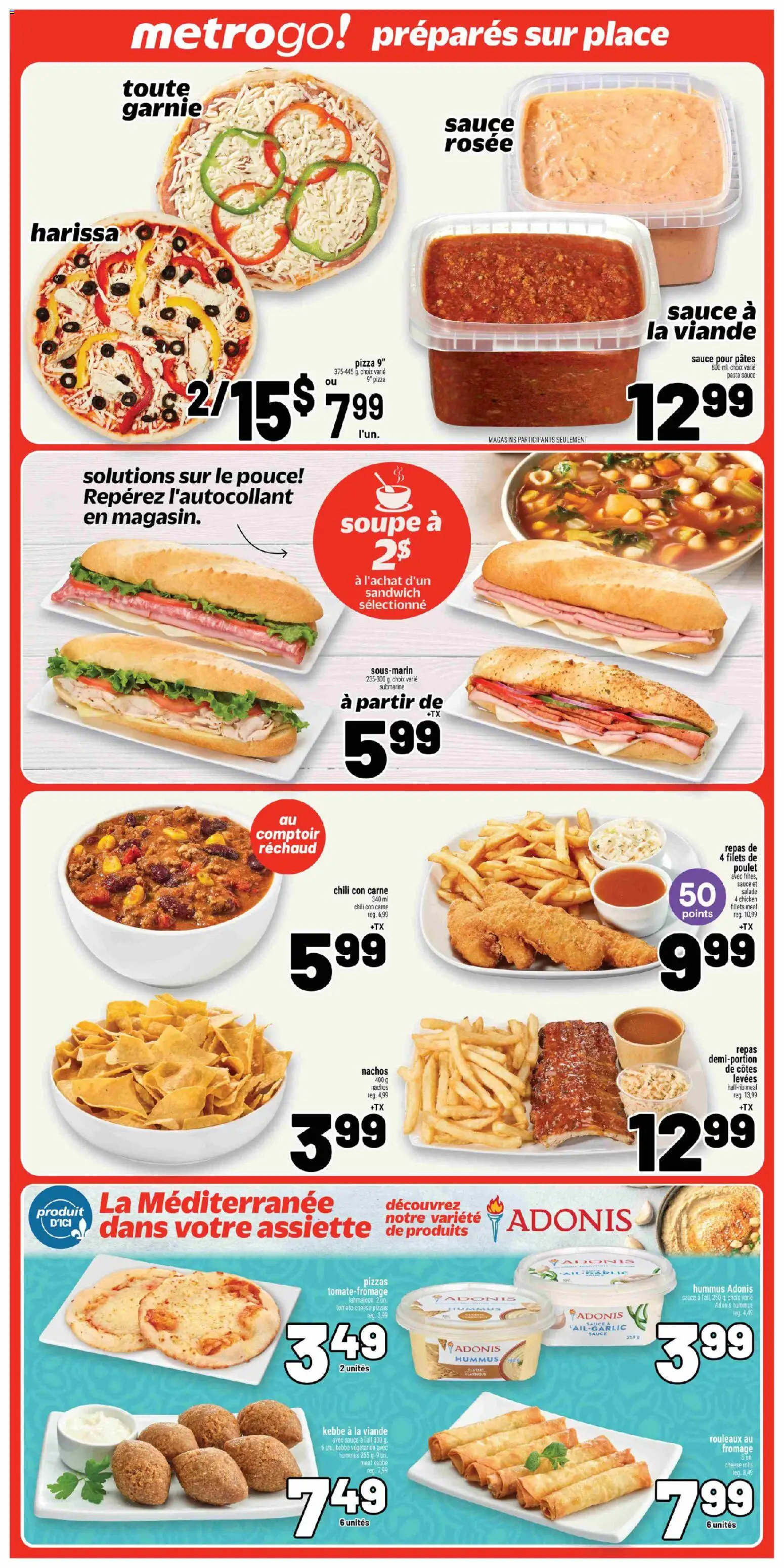 Metro flyer valid from 15.01.2026 | Page: 14 | Products: Pasta, Cheese, Pizza, Chicken