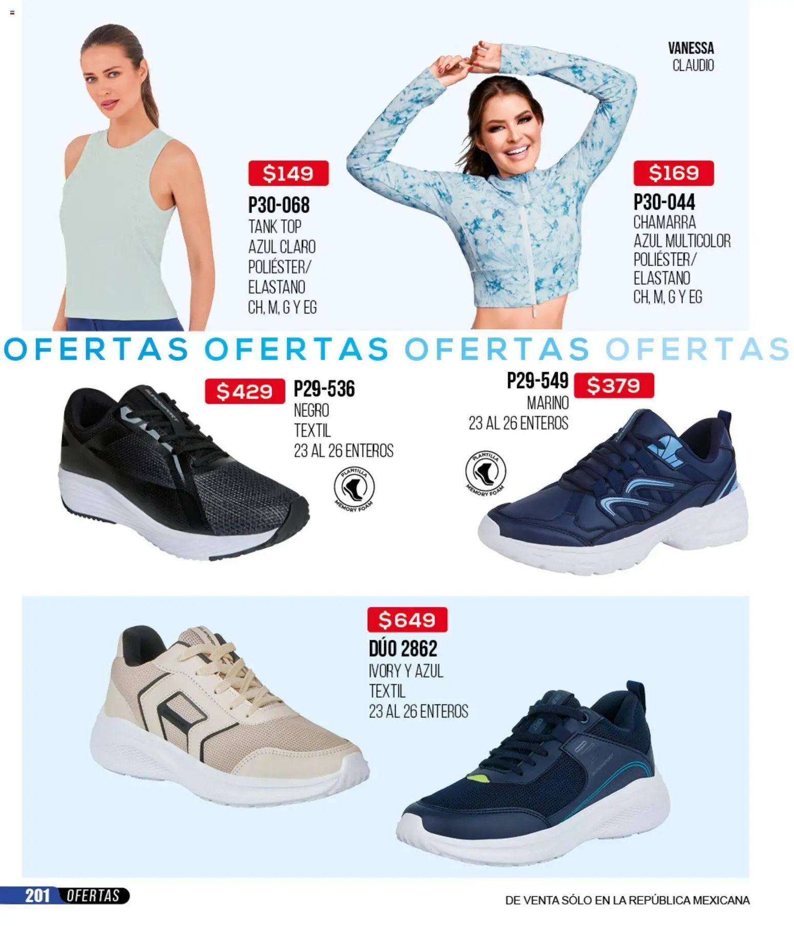 Nuevas ofertas de Cklass válidas en toda la República Mexicana desde el 12.01.2026. ¡Encuentra las mejores ofertas en Cklass catálogo Mega Ofertas Calzado! | Página: 202 | Productos: Chamarra, Top