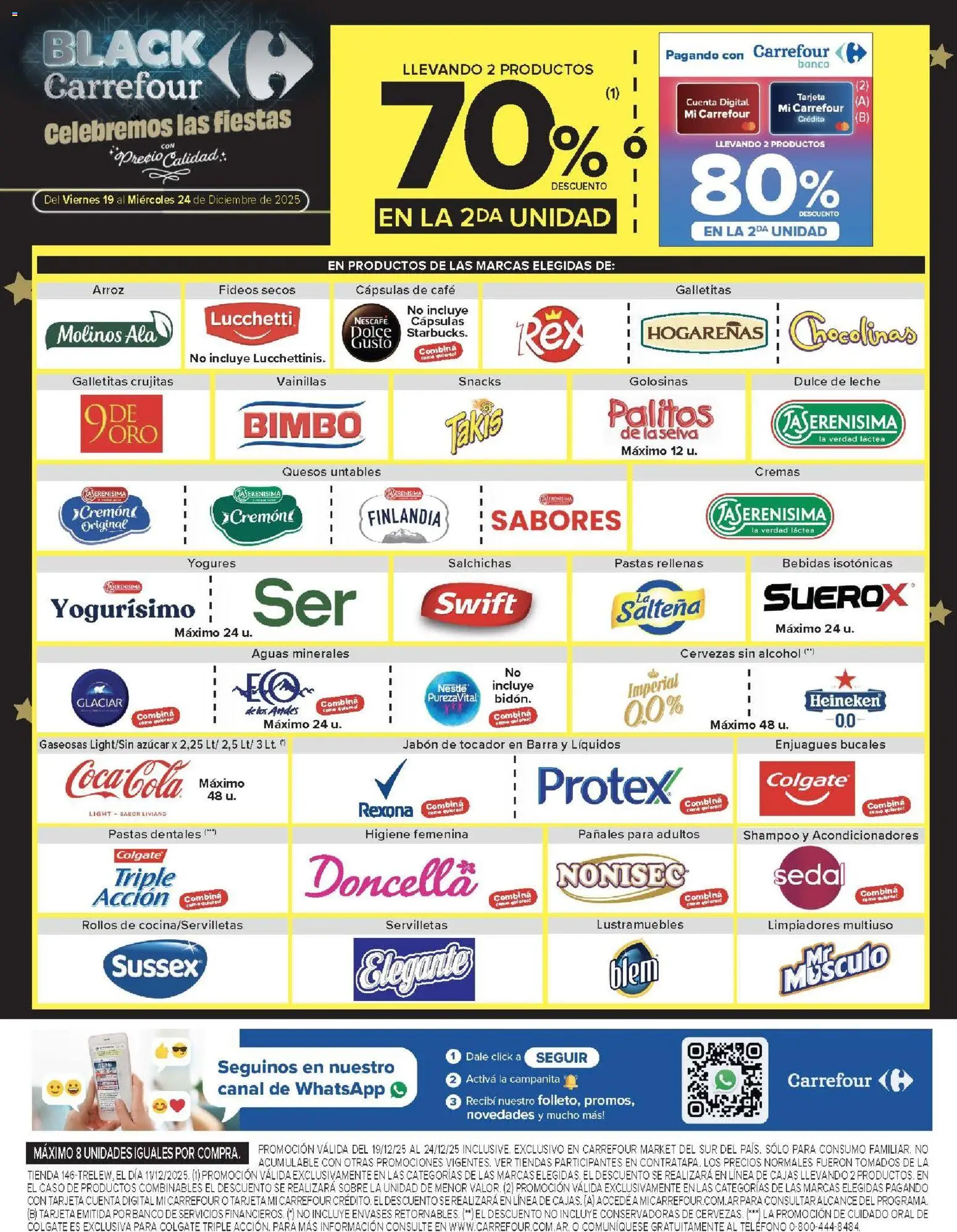 Carrefour ofertas │ válido desde el 19.12.2025 | Página: 45 | Productos: Sobre, Galletitas, Azucar, Fideos