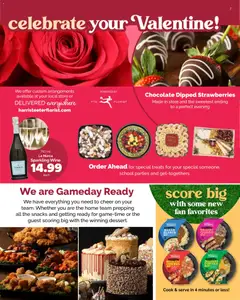 Preview of Harris Teeter weekly ads valid from 28.01.2026 | Page: 7 | Products: Chocolate, Wine, Strawberries, Fan