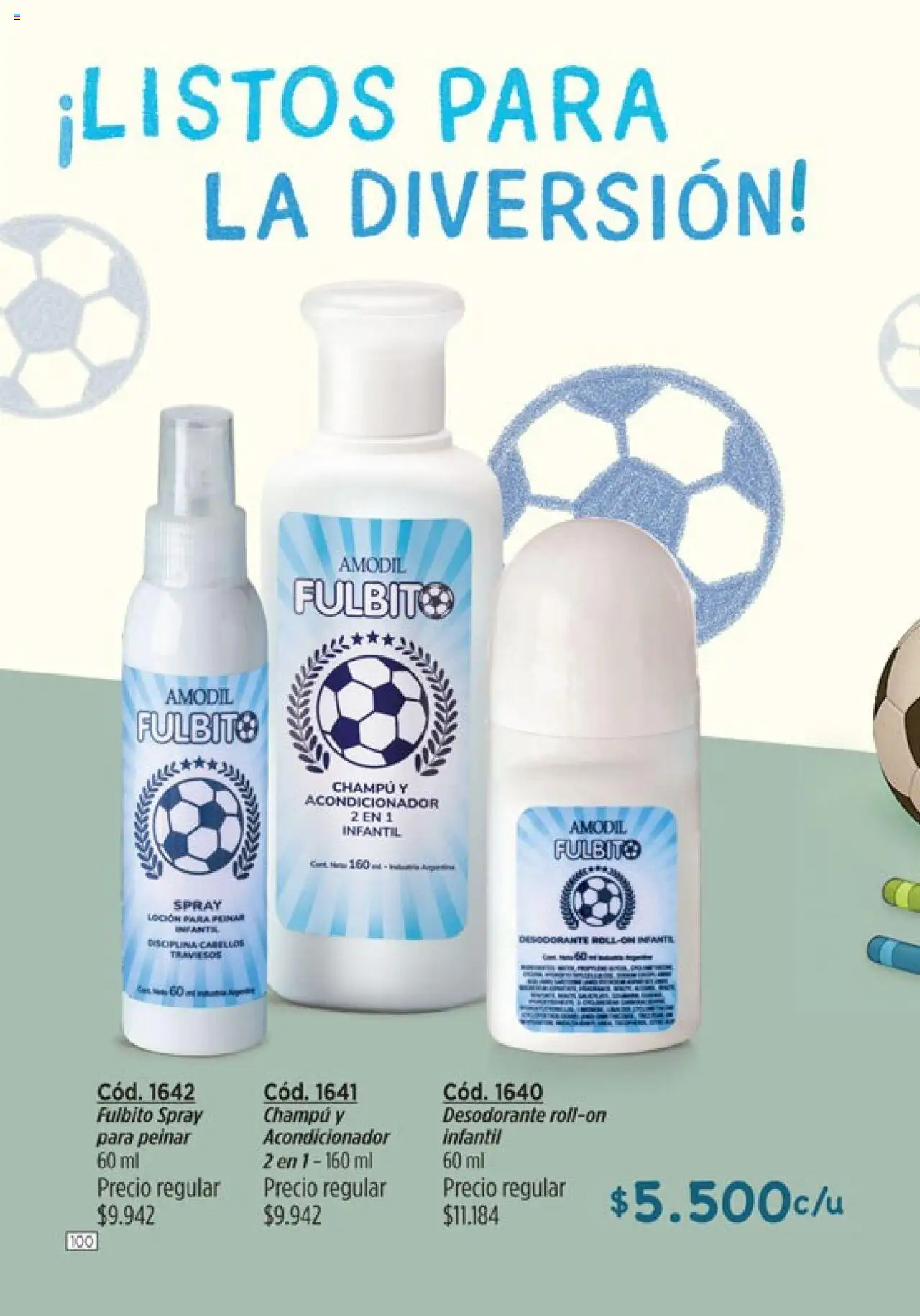 Catálogo Amodil Campaña 14 │ válido desde el 19.08.2025 | Página: 100 | Productos: Champú, Acondicionador, Loción, Desodorante
