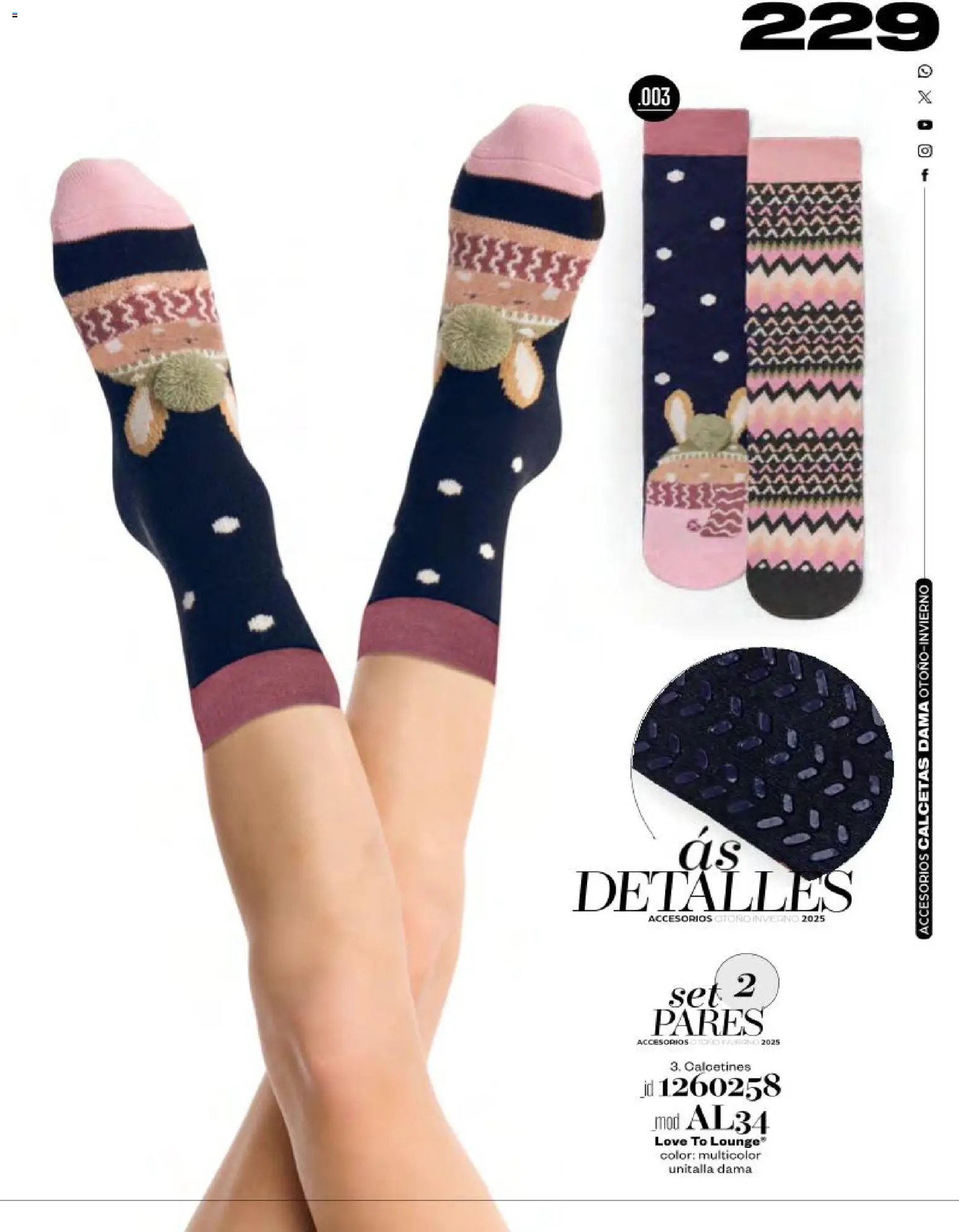 Nuevas ofertas de Price Shoes válidas en toda la República Mexicana desde el 03.11.2025. ¡Encuentra las mejores ofertas en Price Shoes catálogo Accesorios! | Página: 229 | Productos: Calcetas