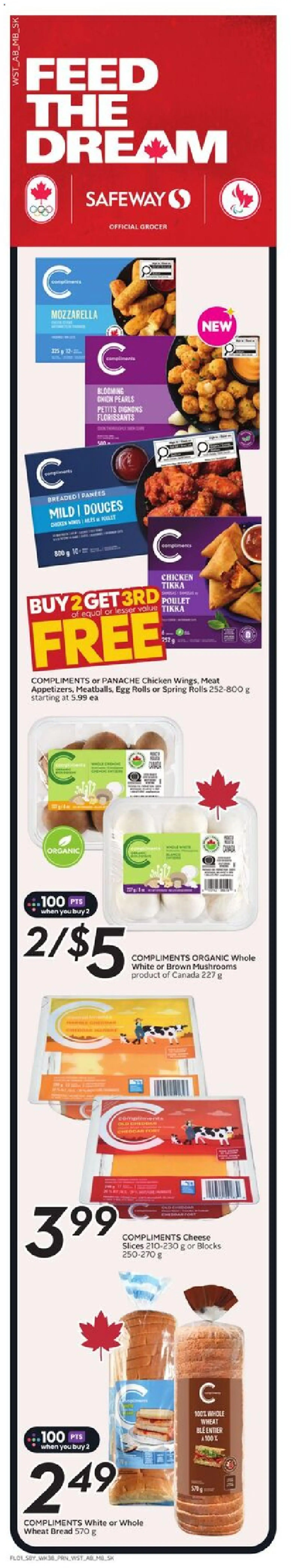 Sobeys flyer valid from 15.01.2026 | Page: 2 | Products: Cheese, Bread, Chicken