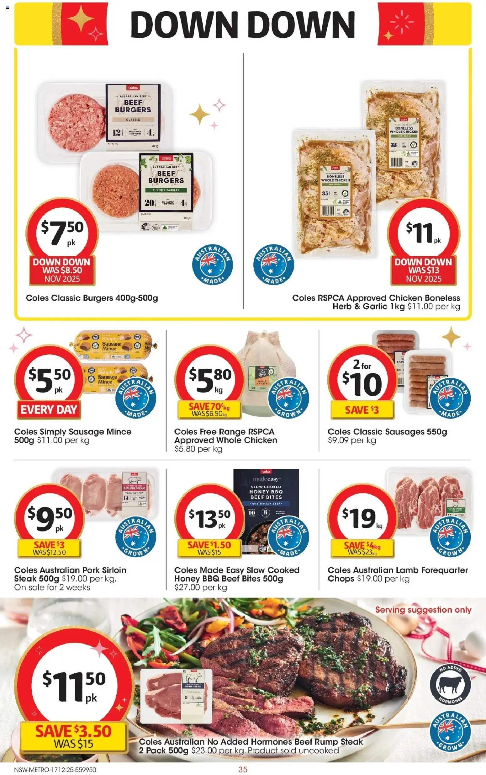 Coles catalogue - valid from 17.12.2025 | Page: 35 | Products: Herb, Honey, Pork, Garlic