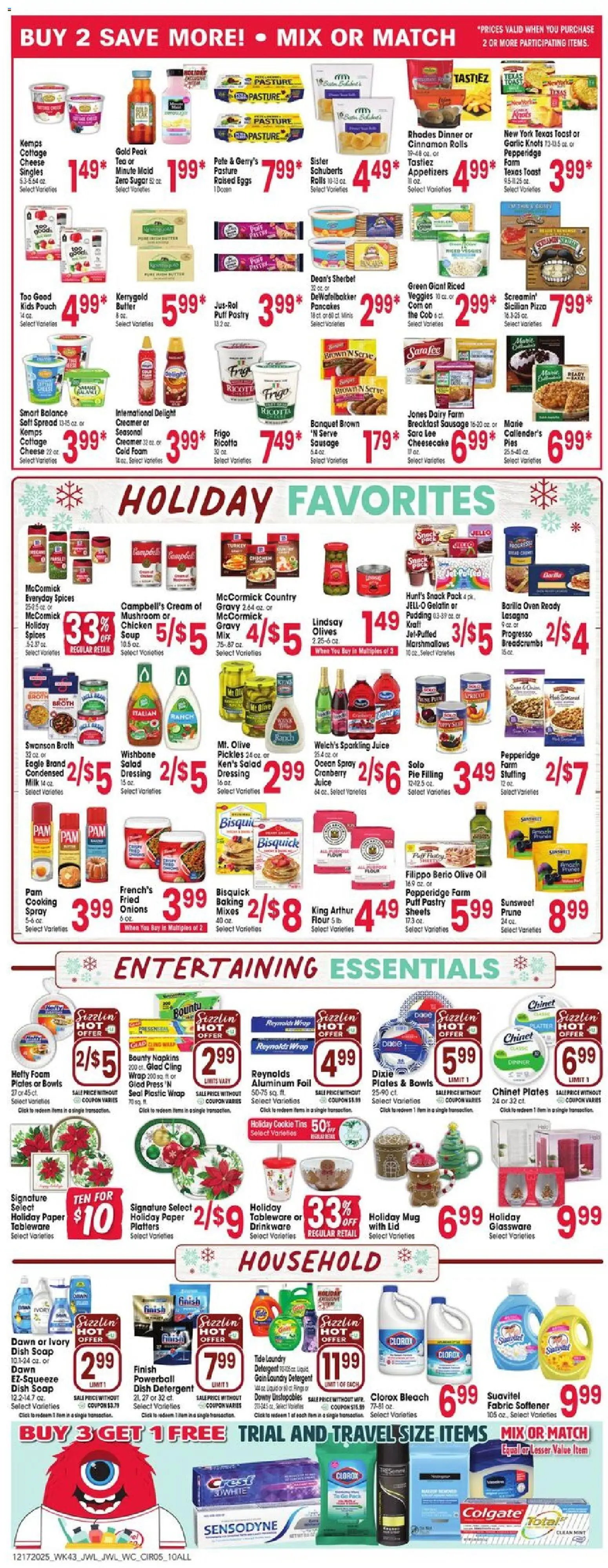 Jewel Osco Weekly Ad - IA - valid from 17.12.2025 | Page: 5 | Products: Buffer, Soap, Tea, Detergent