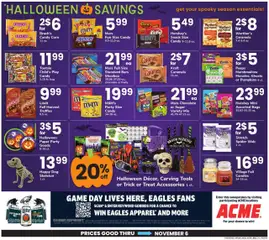 Preview of Acme weekly ads valid from 03.10.2025 | Page: 31 | Products: Chocolate, Sugar, Pumpkin, Game